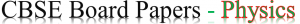 CBSE Sample Papers for Class 12 Physics