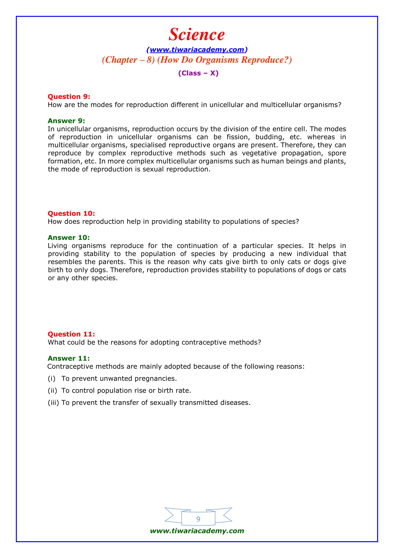10-Science-NcertSolutions-chapter-8-exercises-4 | Tiwari Academy - Free ...