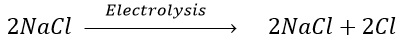 electrolysis of NaCl