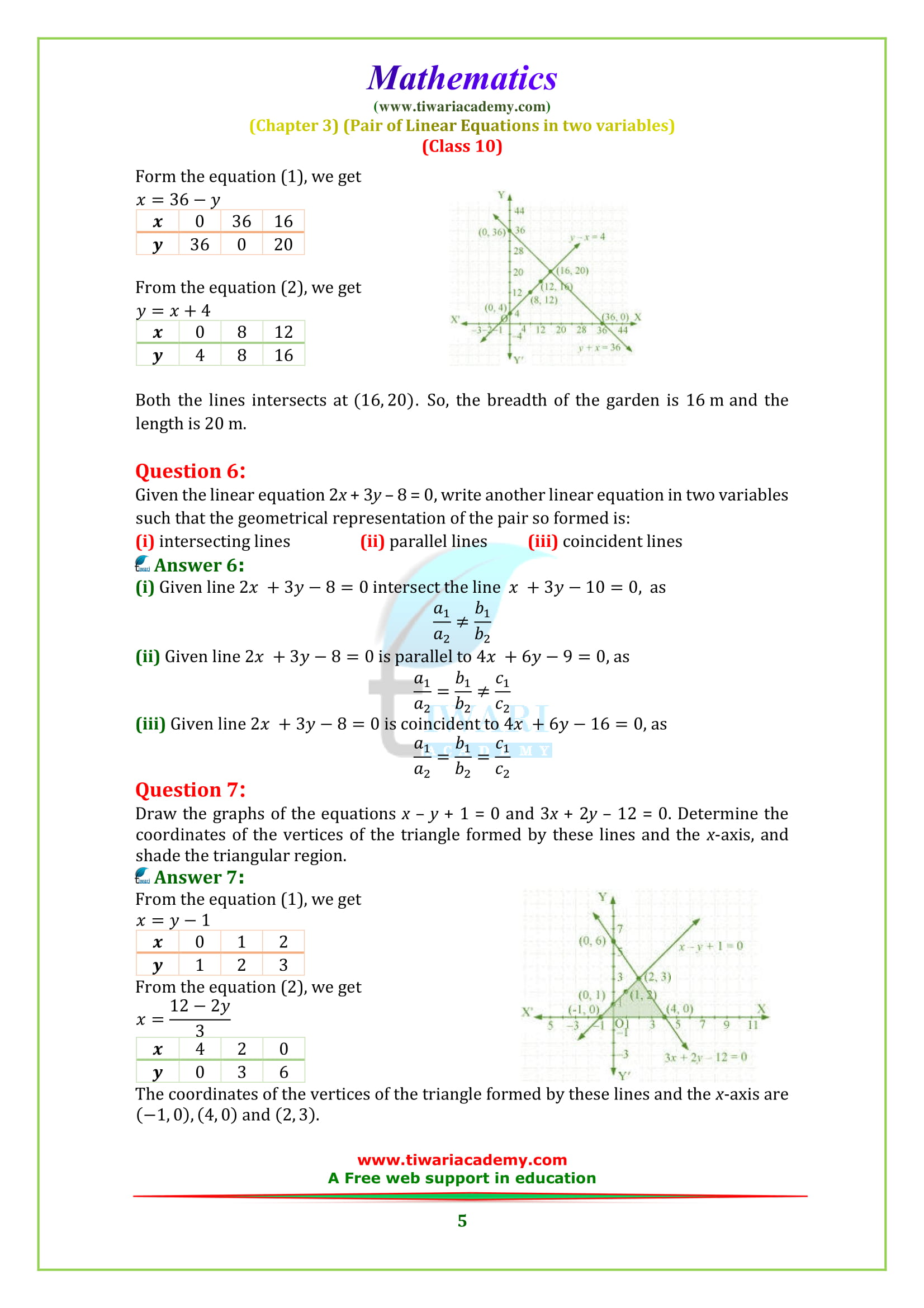 Class 10 Maths chapter 3 exercise 3.2 in English