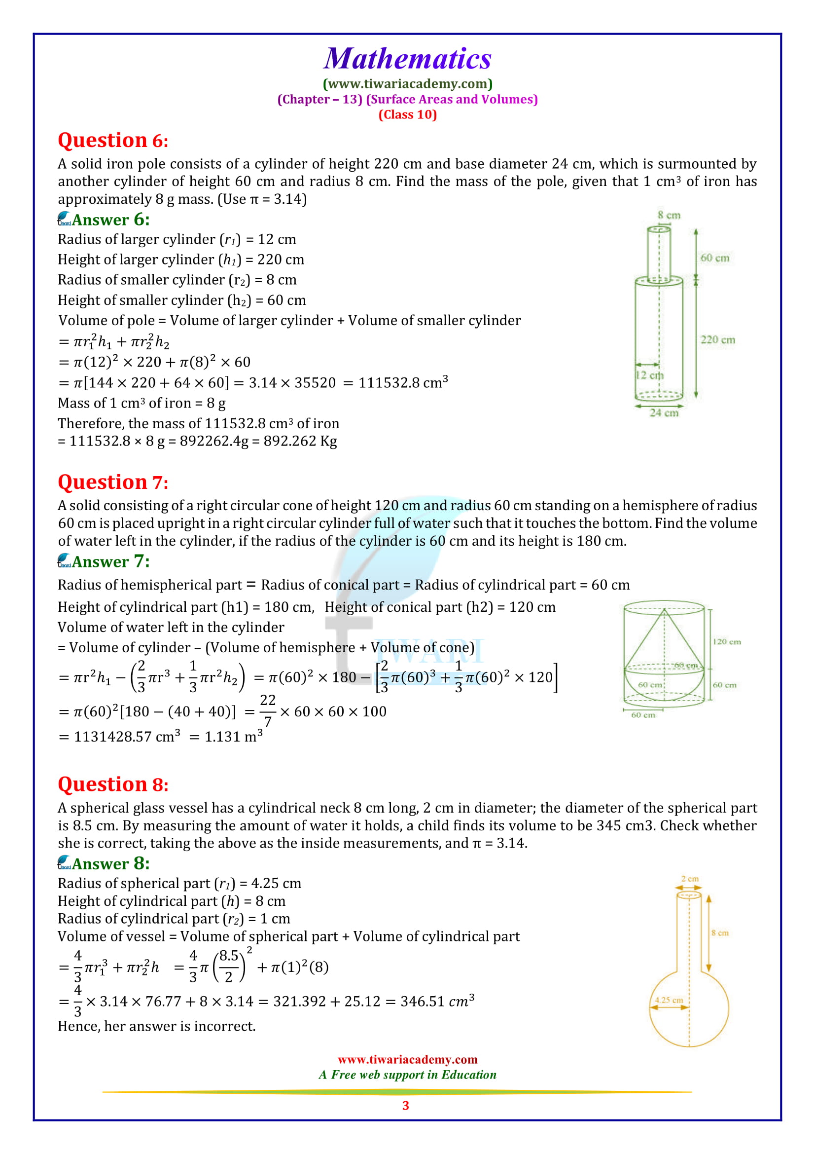 NCERT Solutions for Class 10 Maths Chapter 13 Exercise 13.2 for CBSE and UP Board 2018-19.