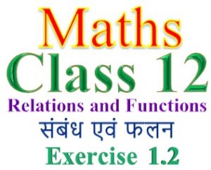 NCERT Solutions for Class 12 Maths Chapter 1 Exercise 1.2