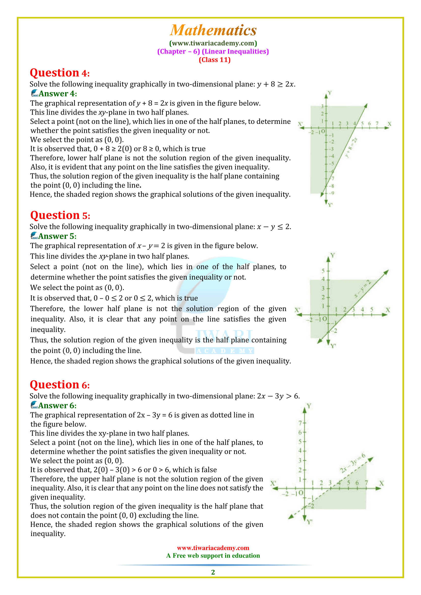 11 maths exercise 6.2