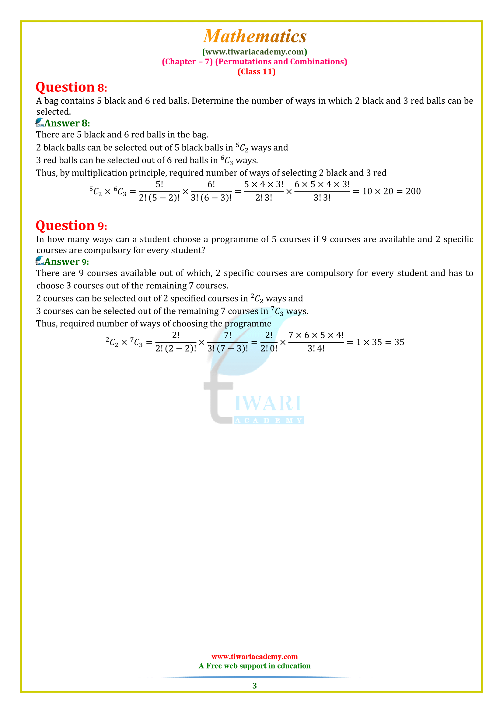 ex. 7.4 permutations