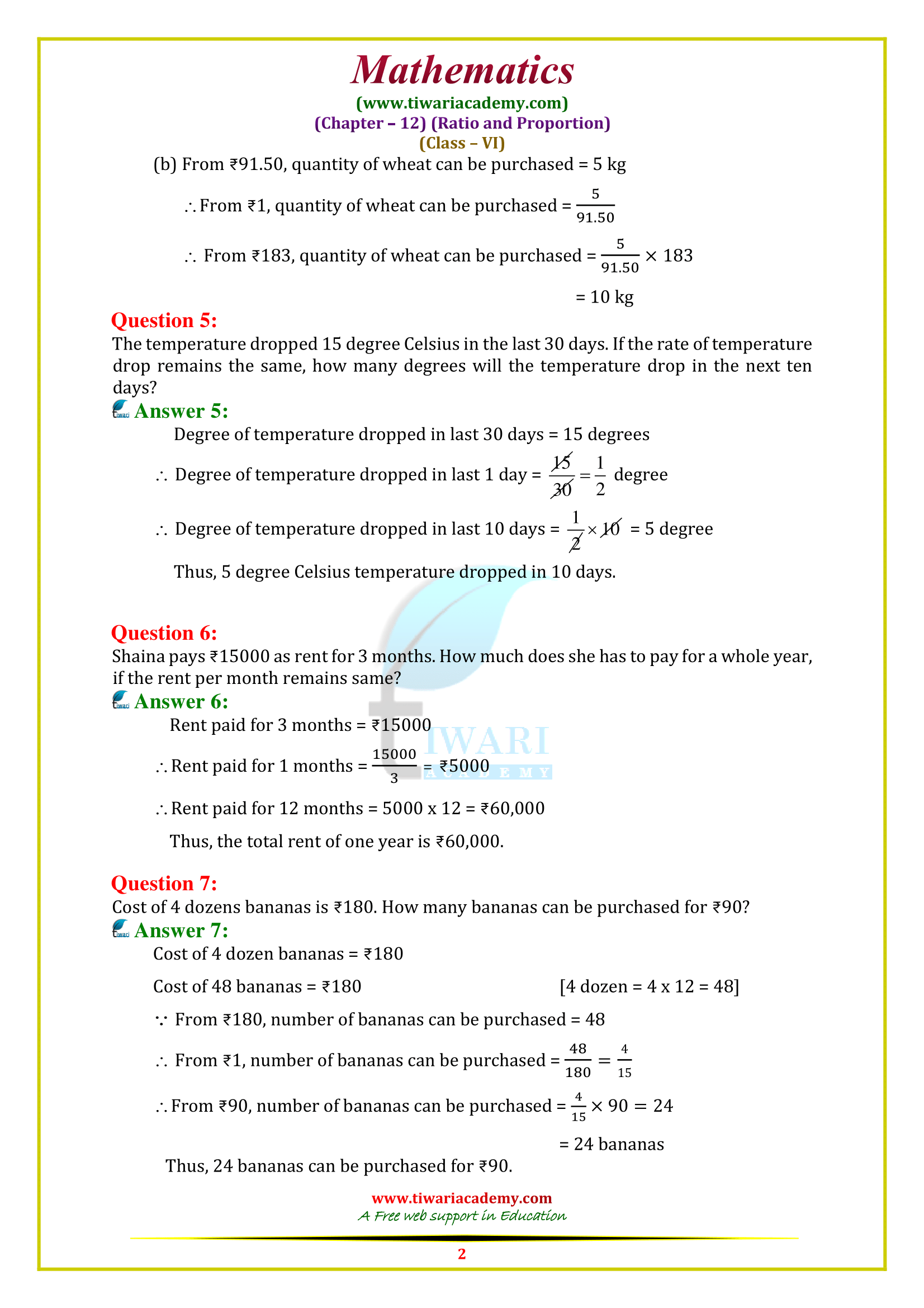 12.3 maths class 6
