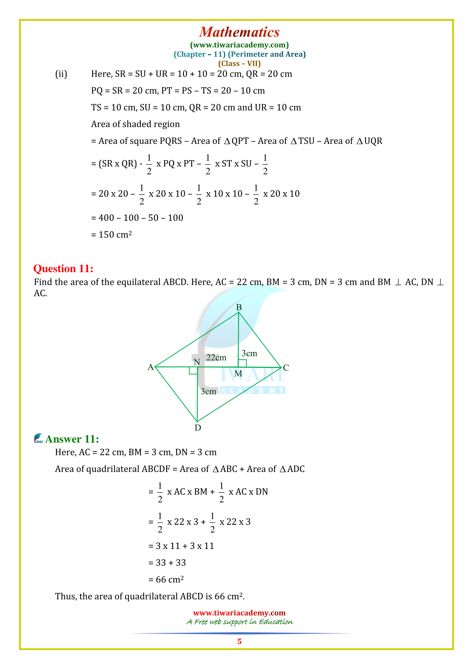 7 maths 11 chapter guide free