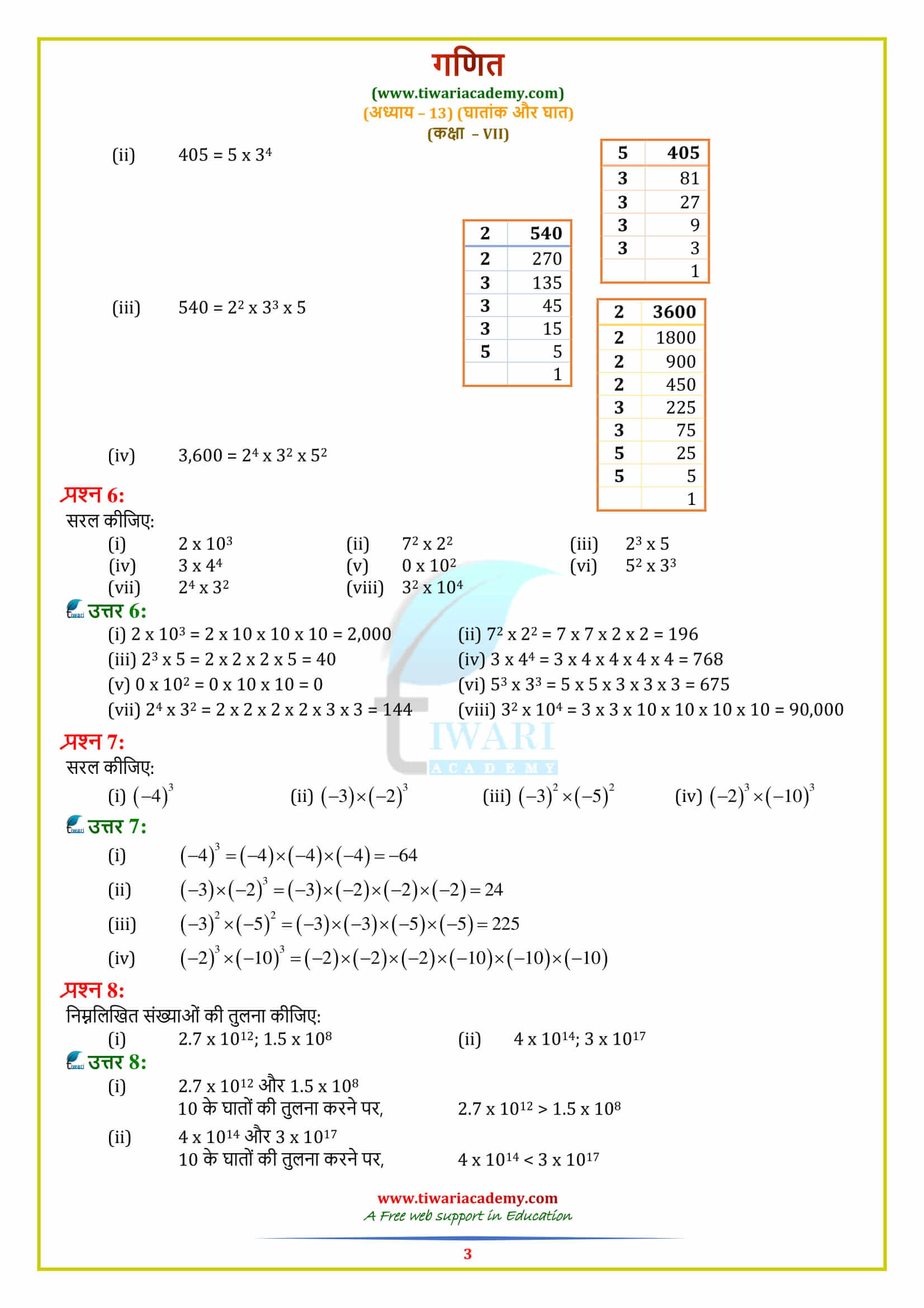 7 Maths Exercise 13.1 pdf