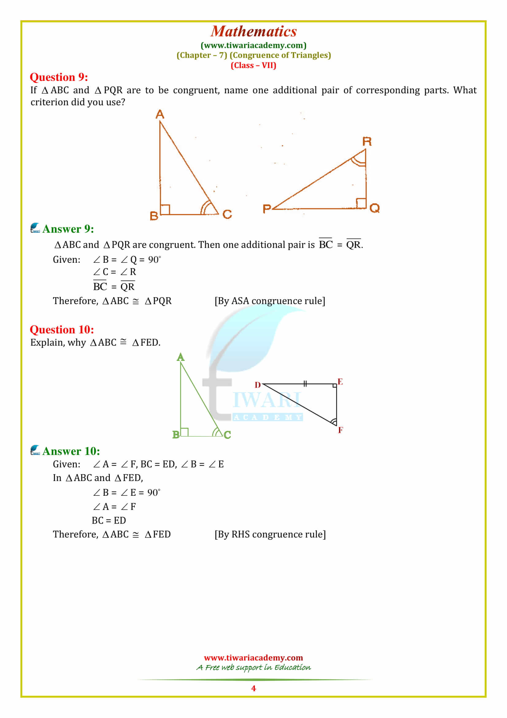 7 maths ex. 7.2 all questions guide free