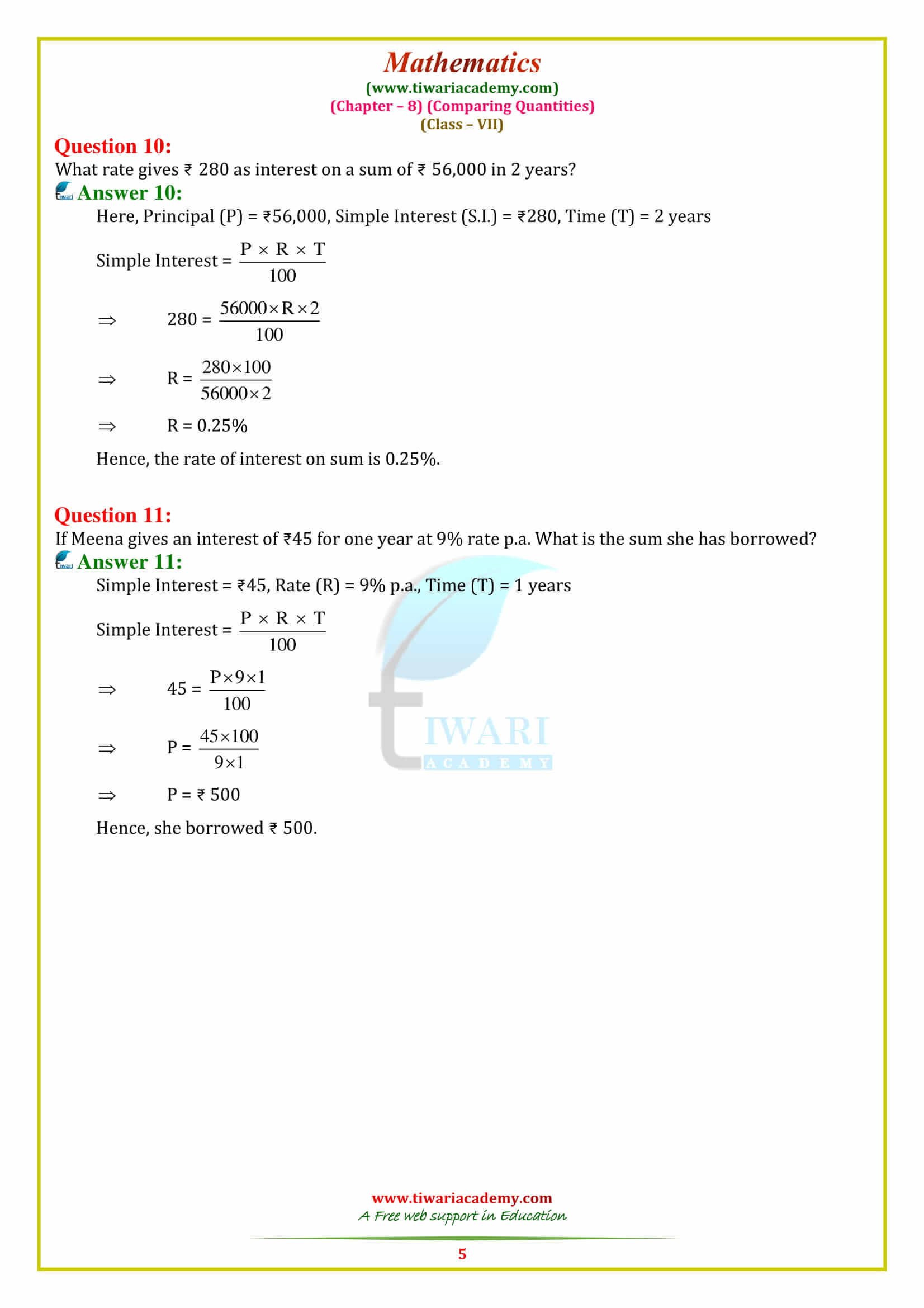 8 maths ex. 8.3 in english medium pdf