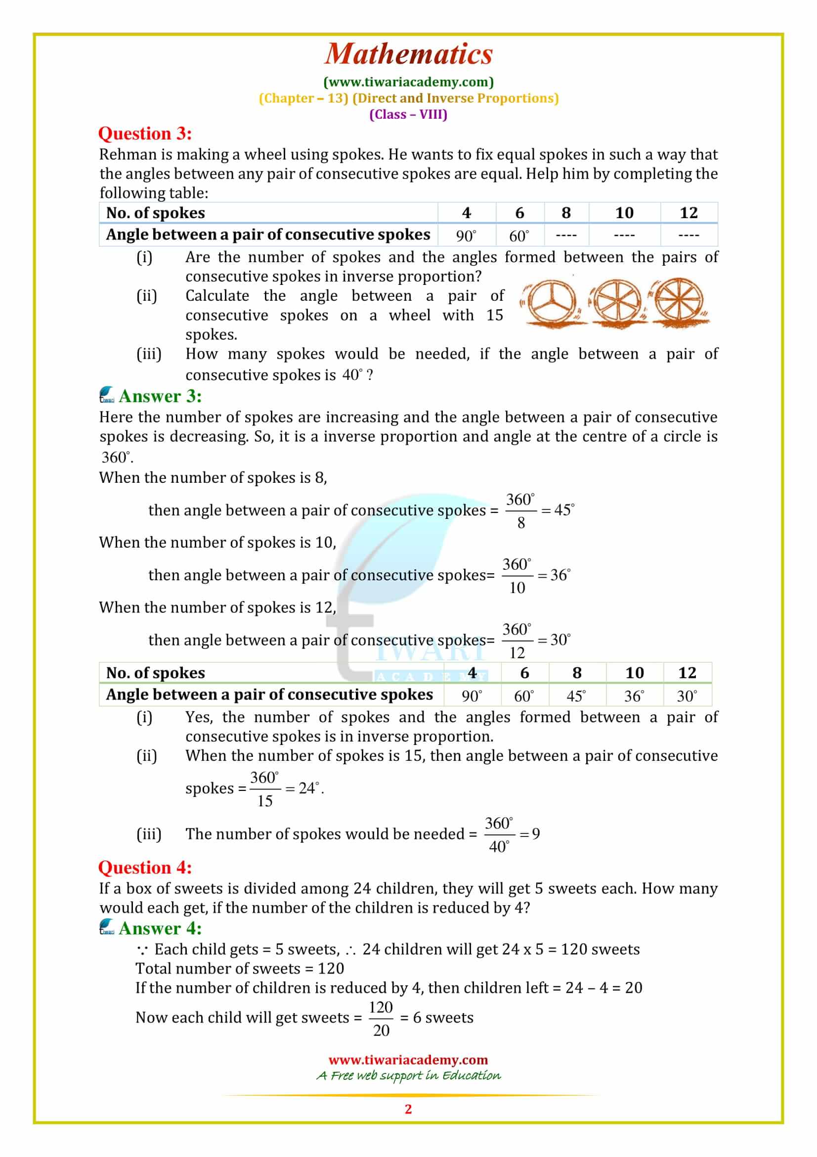 Cbse ncert class 8 maths chapter 13 exercise 13 2 solution 2022 2023 