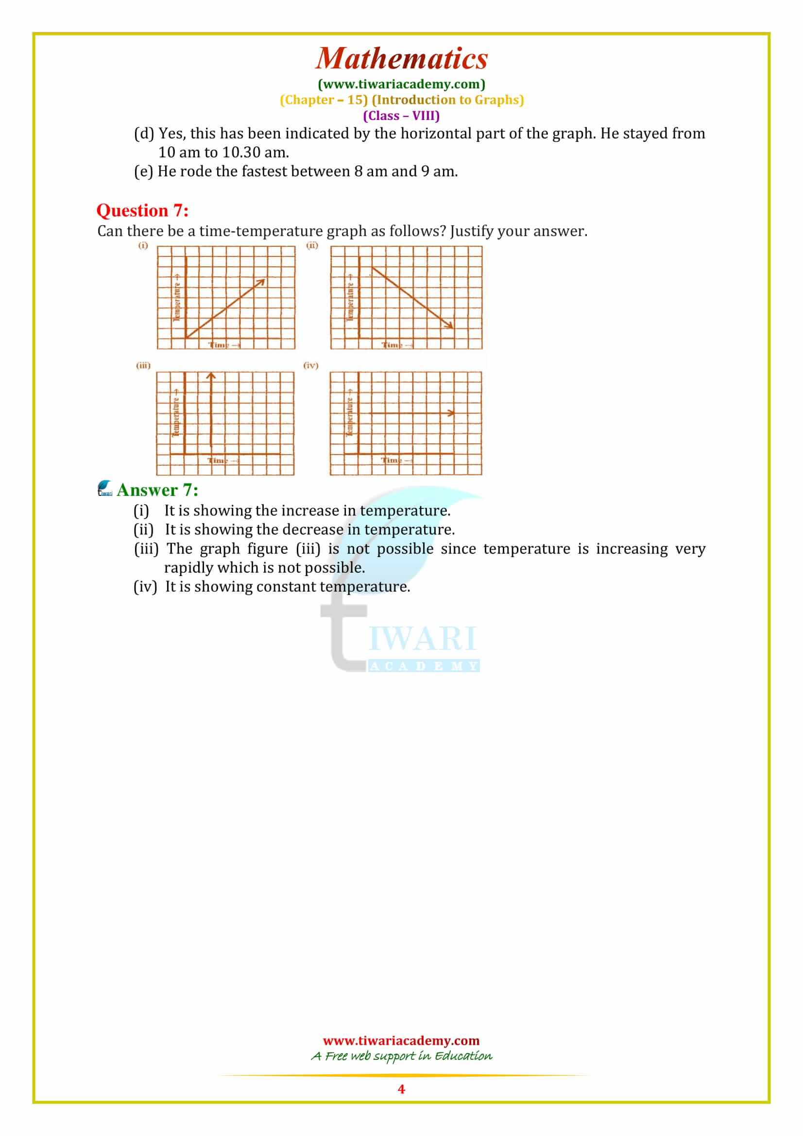 NCERT Solutions for Class 8 Maths Chapter 15 Exercise 15.1 in english medium free