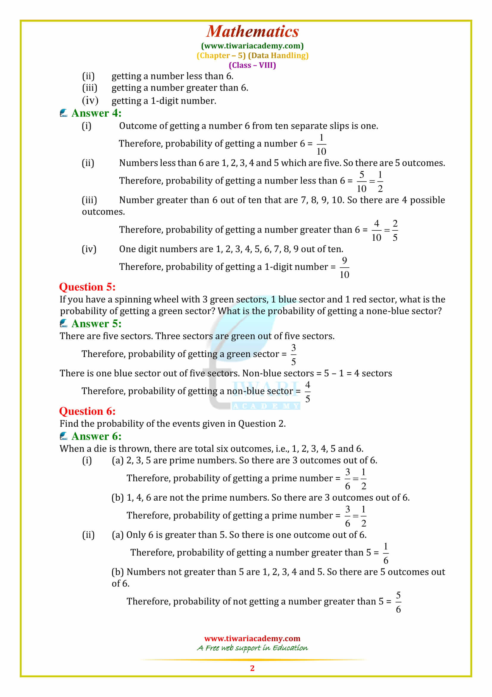 NCERT Solutions for Class 8 Maths Chapter 5 Exercise 5.3 in pdf form