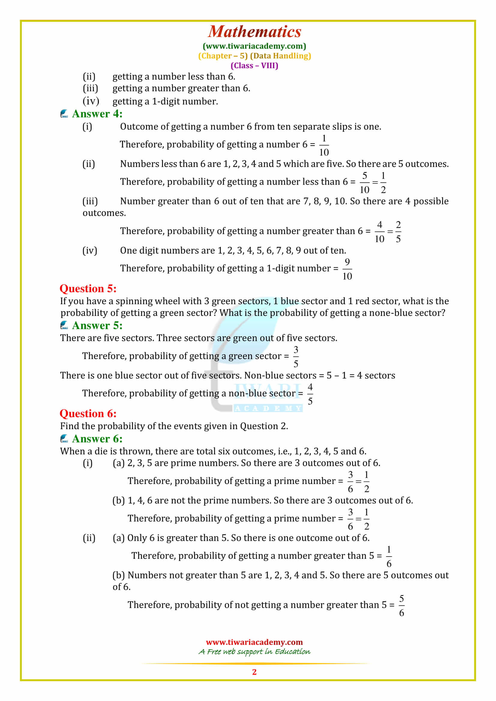 NCERT Solutions for Class 8 Maths Chapter 5 Exercise 5.3 in pdf form