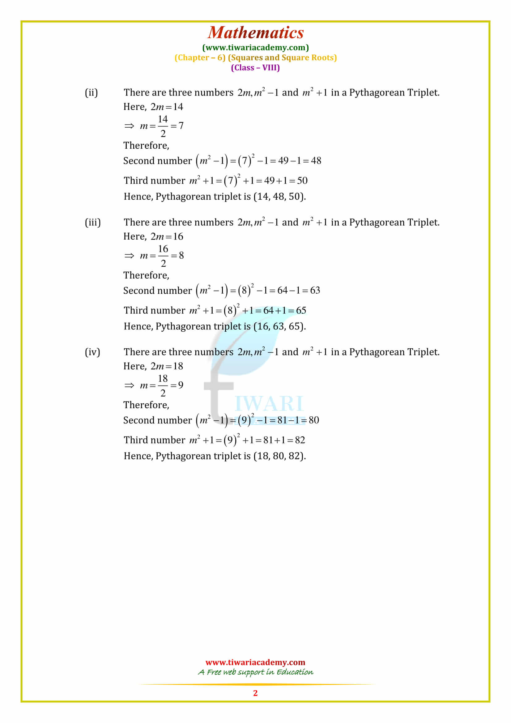 NCERT Solutions for Class 8 Maths Chapter 6 Exercise 6.2 in english medium free pdf