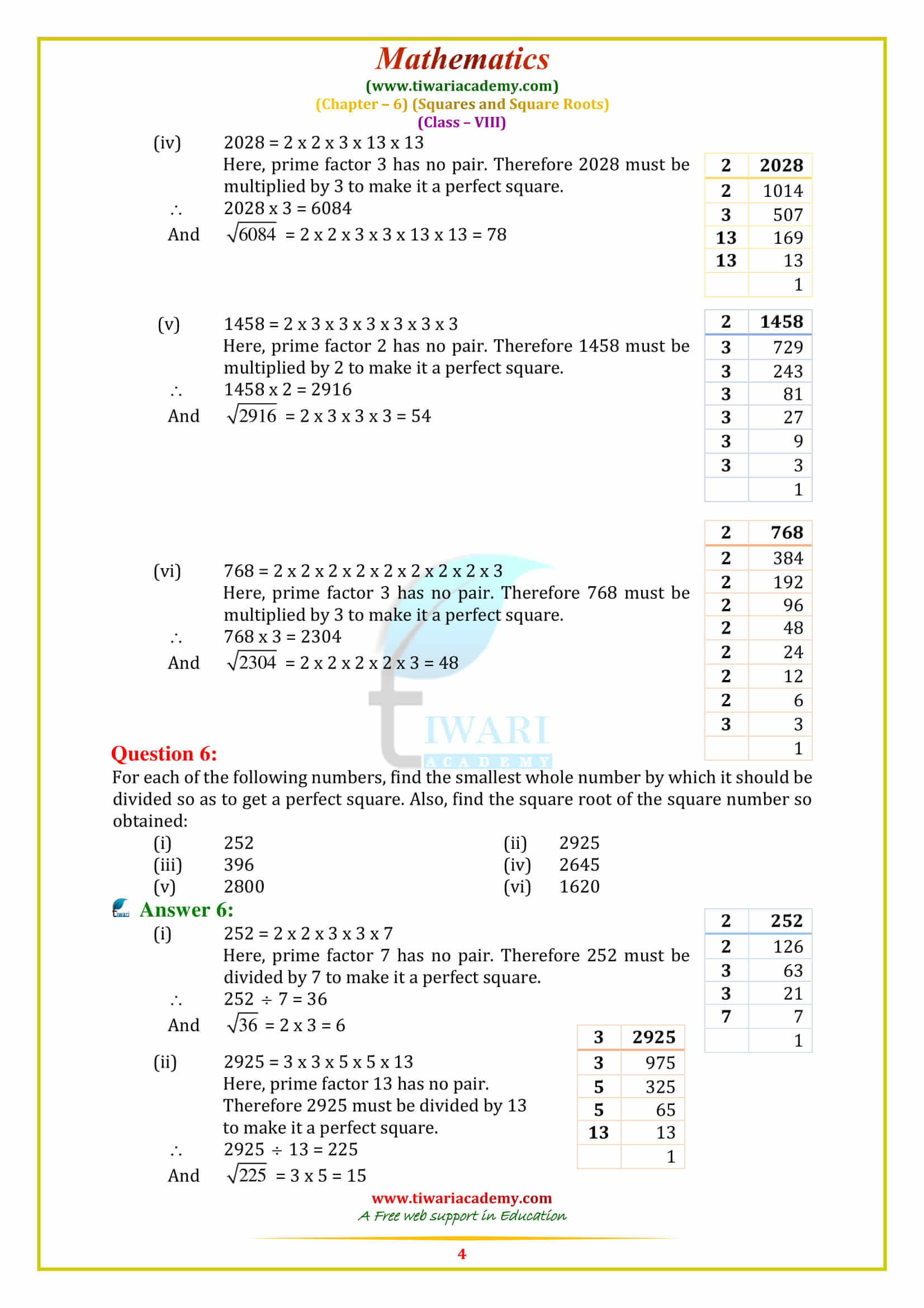 NCERT Solutions for Class 8 Maths Chapter 6 Exercise 6.3 in english medium