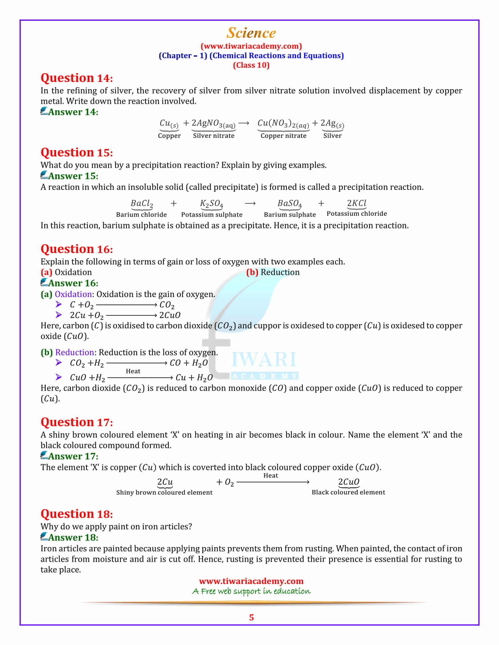 case study of chapter 1 science class 10