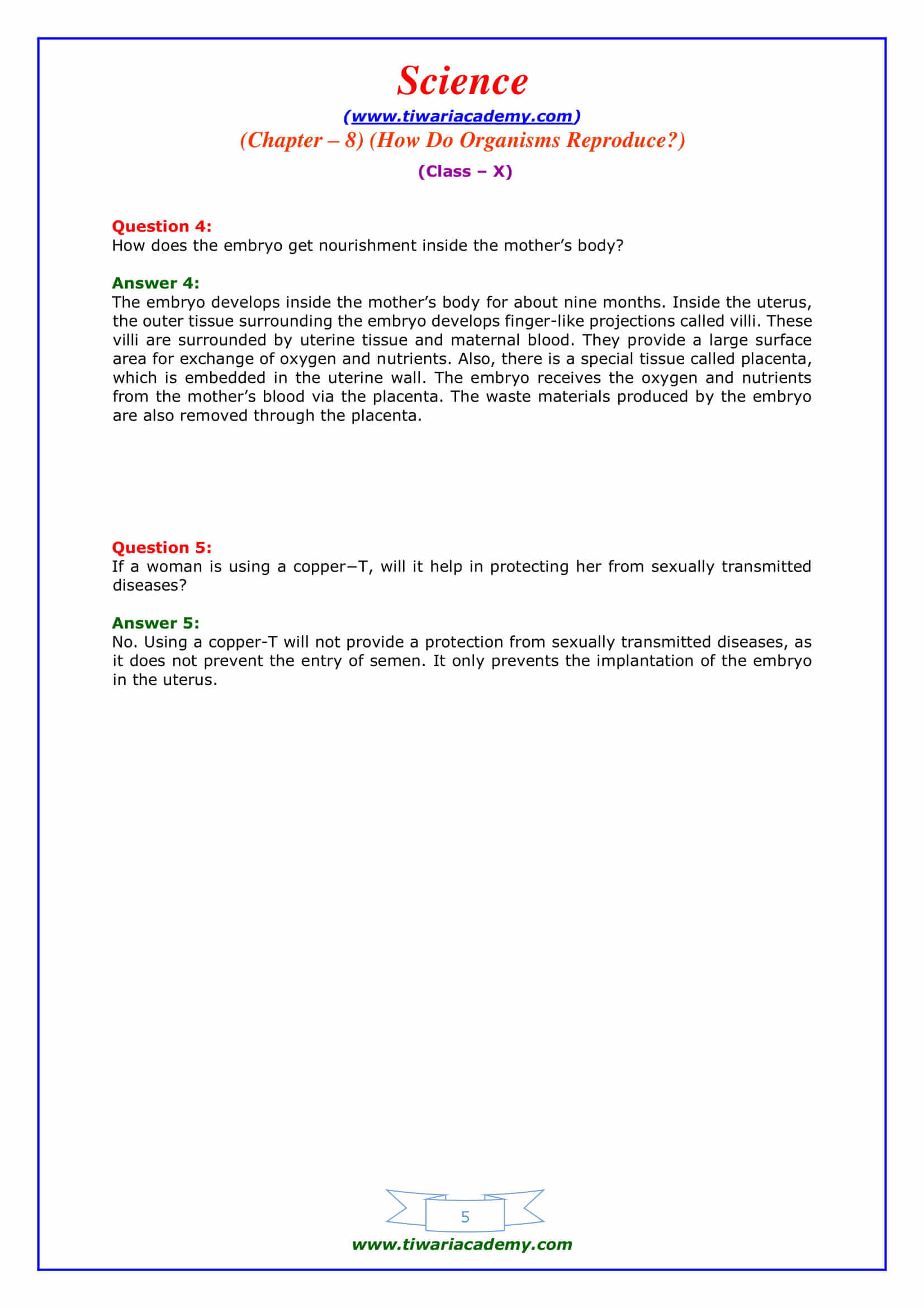 Class 10 Science Chapter 8 page 140 solutions in english medium guide free
