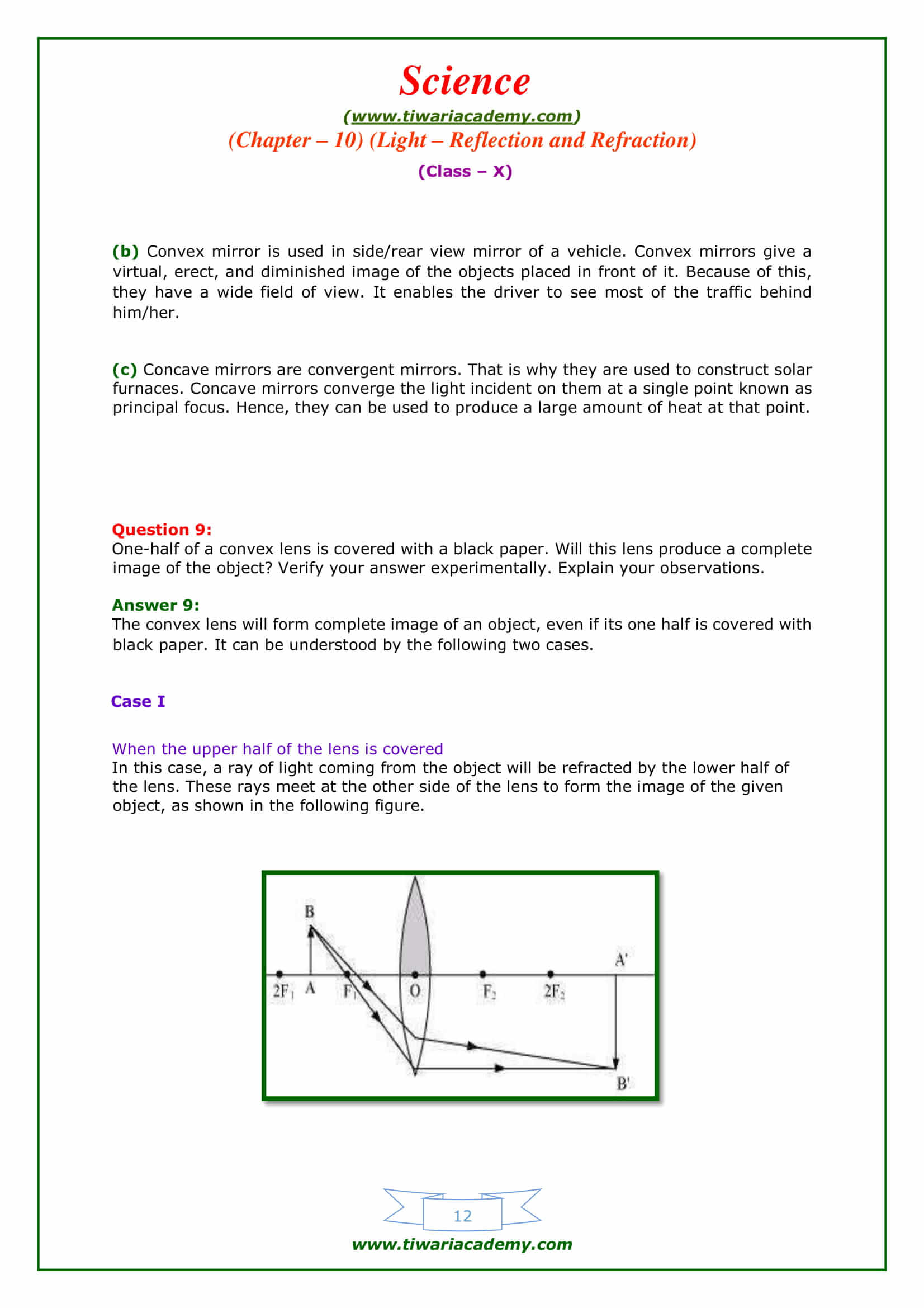 class 10 science chapter 10 english medium