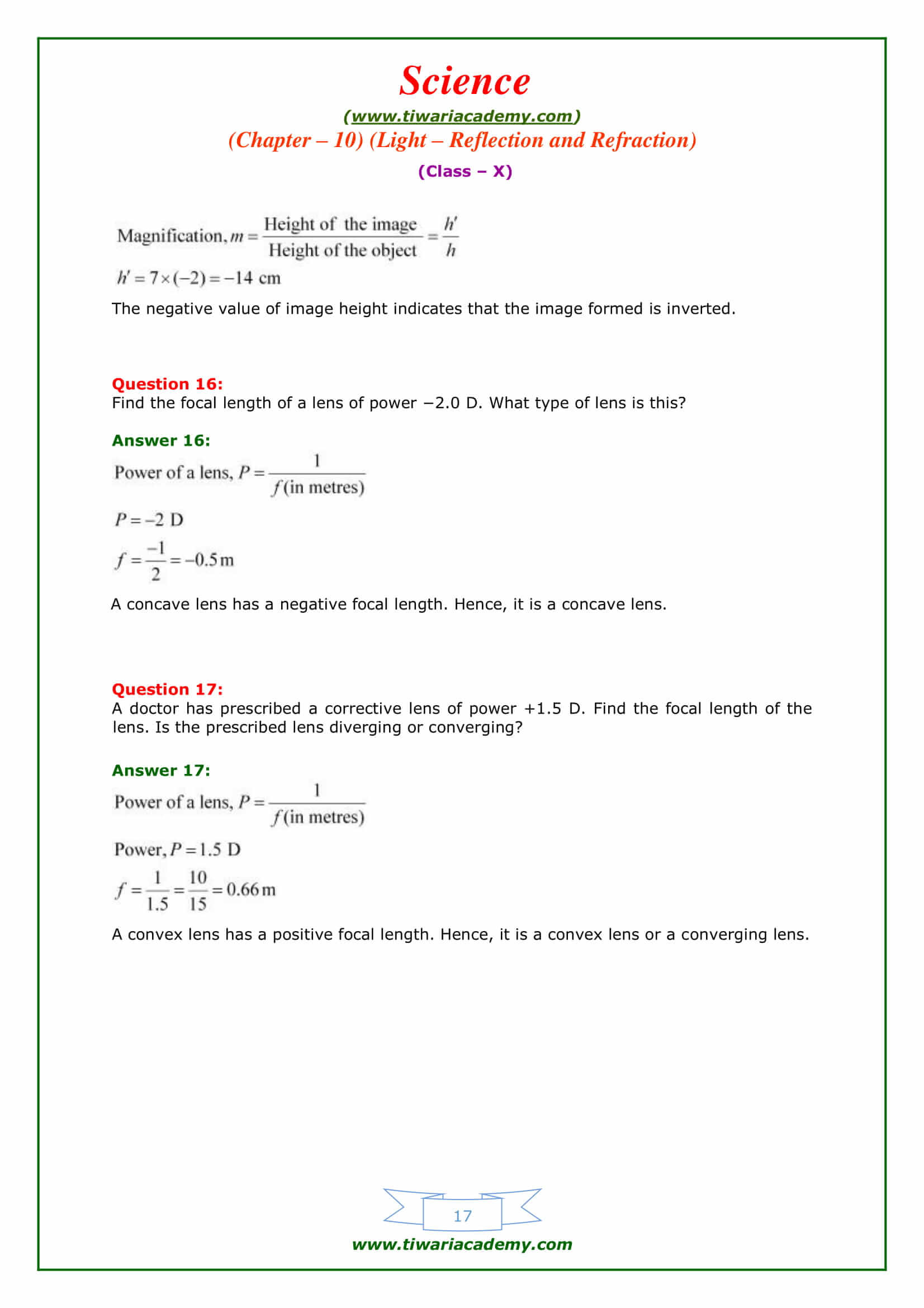 class 10 science chapter 10 free download in pdf guide