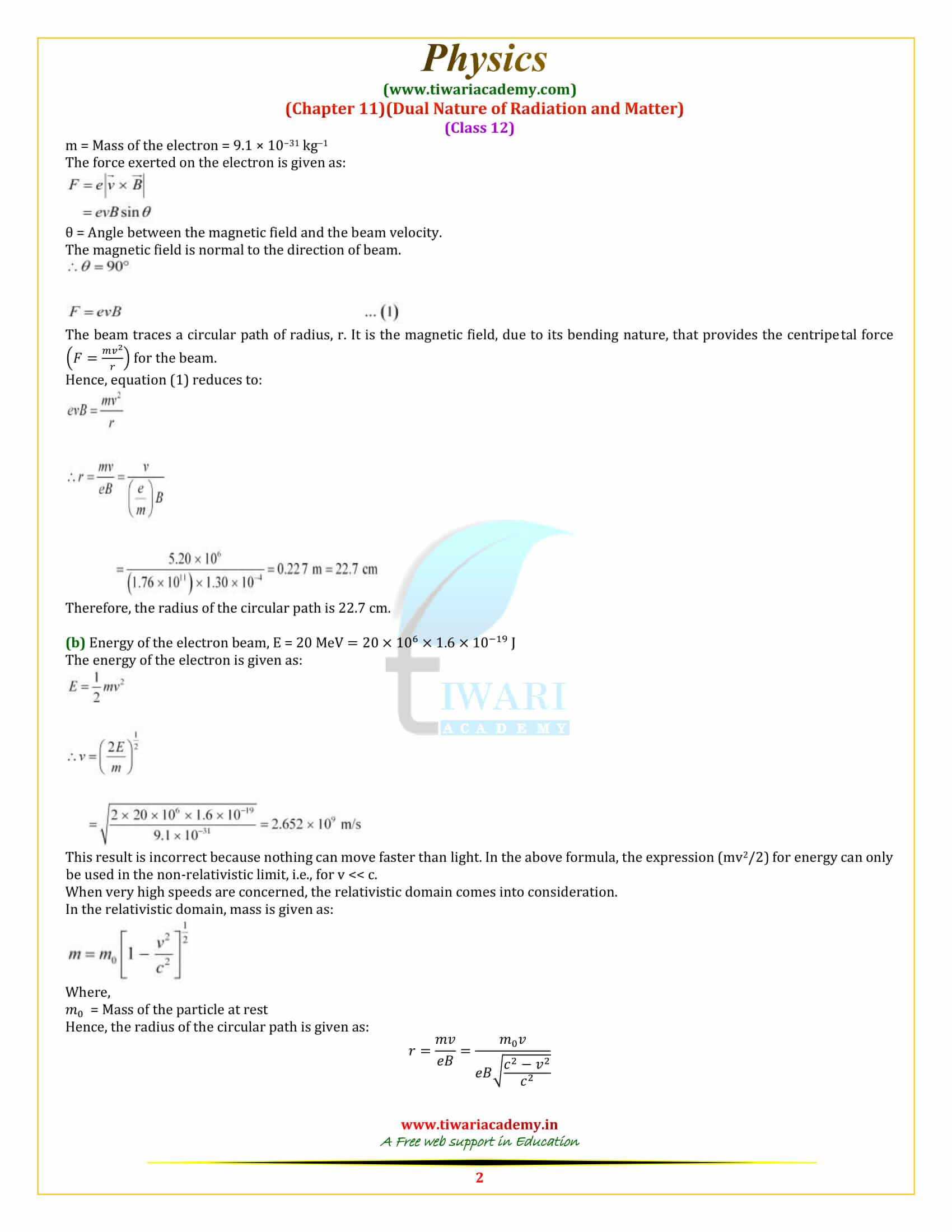 12 Physics Chapter 11 Dual Nature of Radiation and Matter additional exercises answers in pdf form