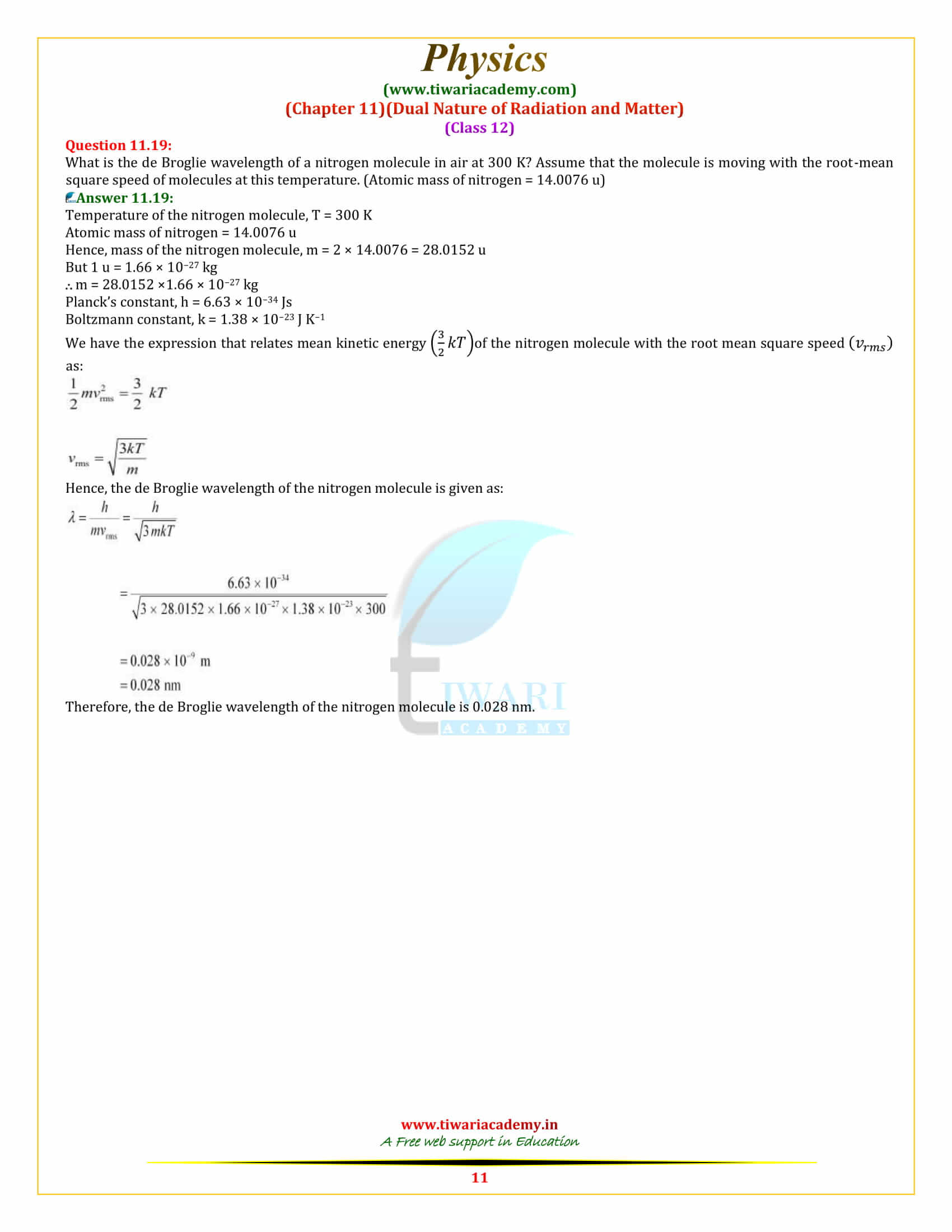 NCERT Solutions for Class 12 Physics Chapter 11 in pdf form