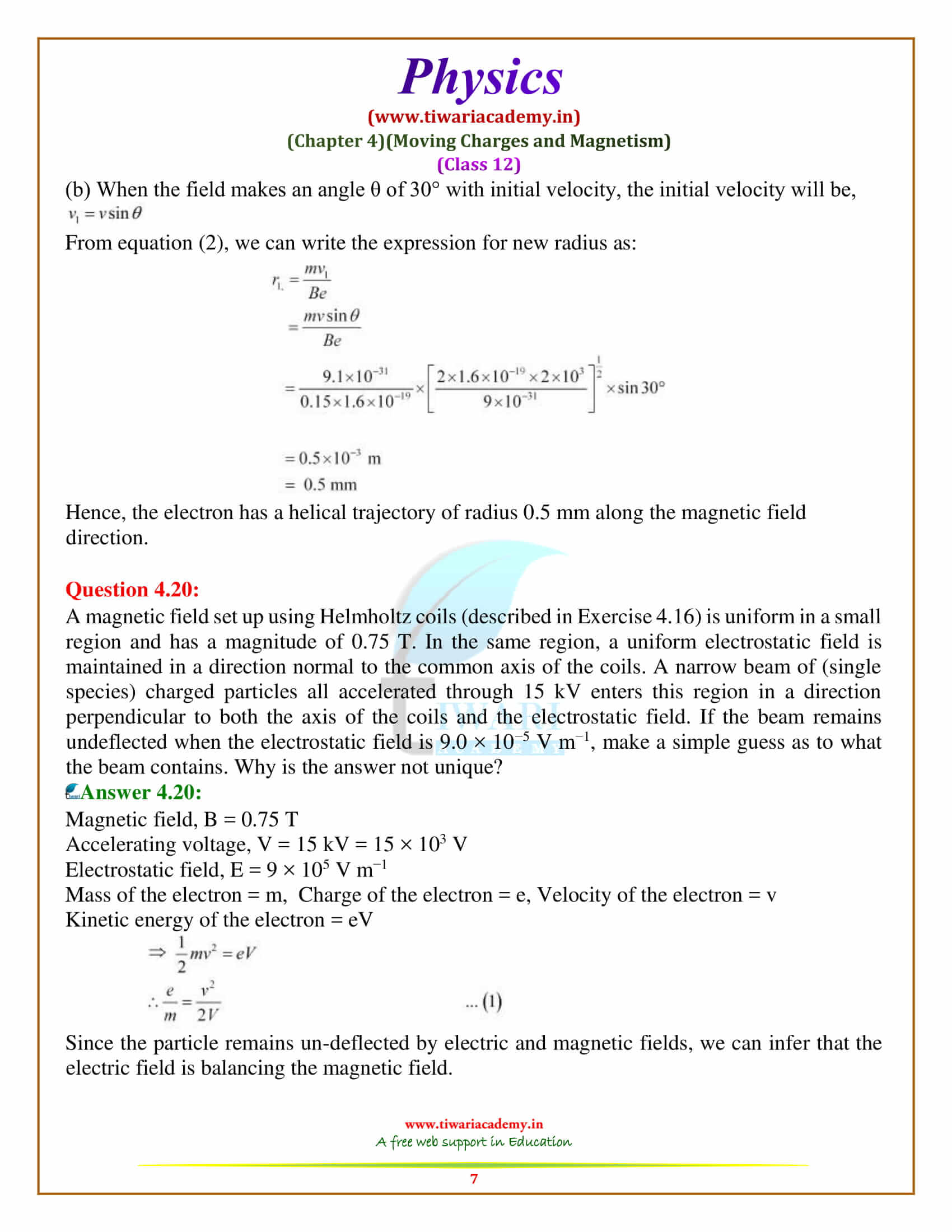 12 Physics Chapter 4 Solutions download