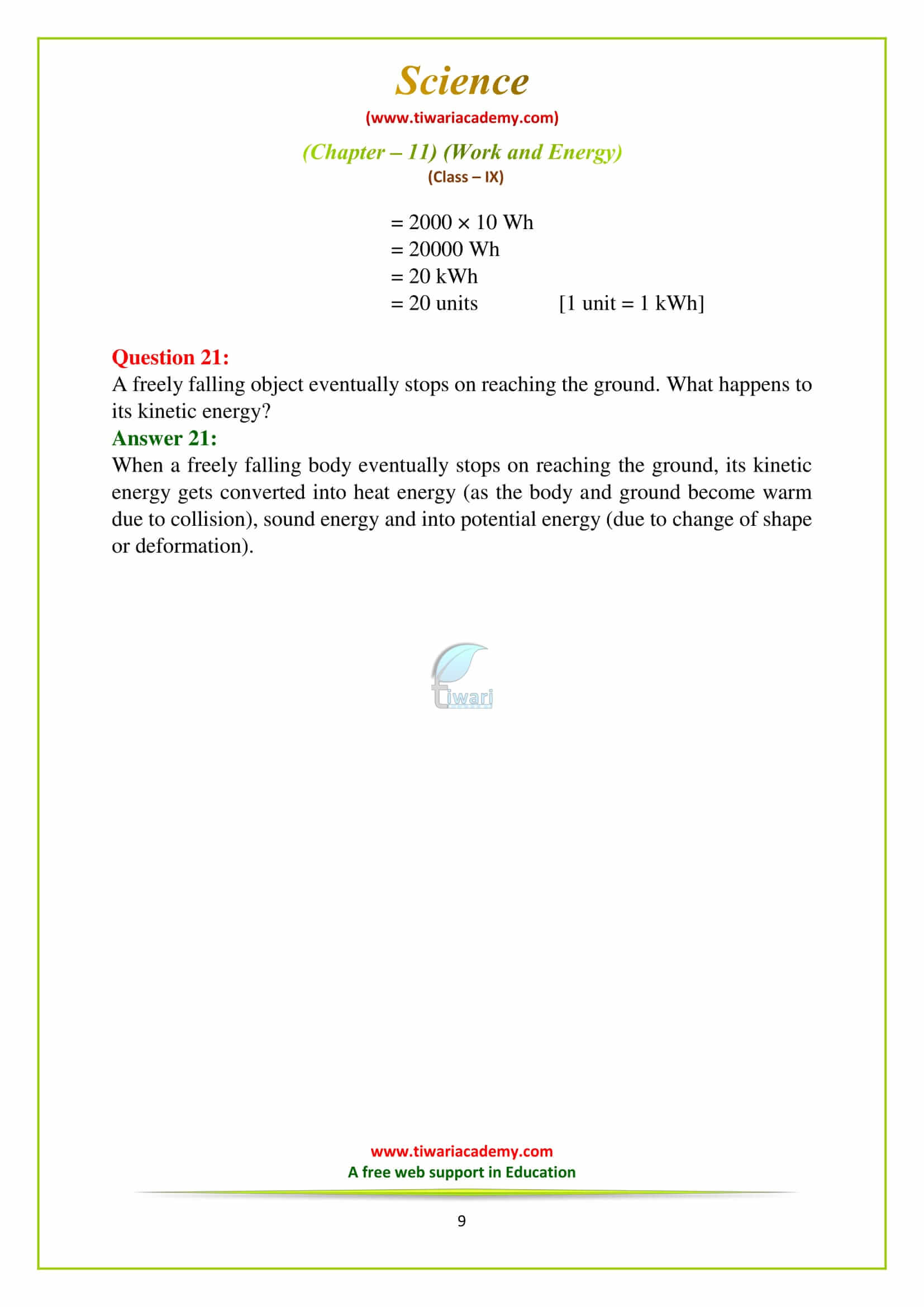9 science ch. 11