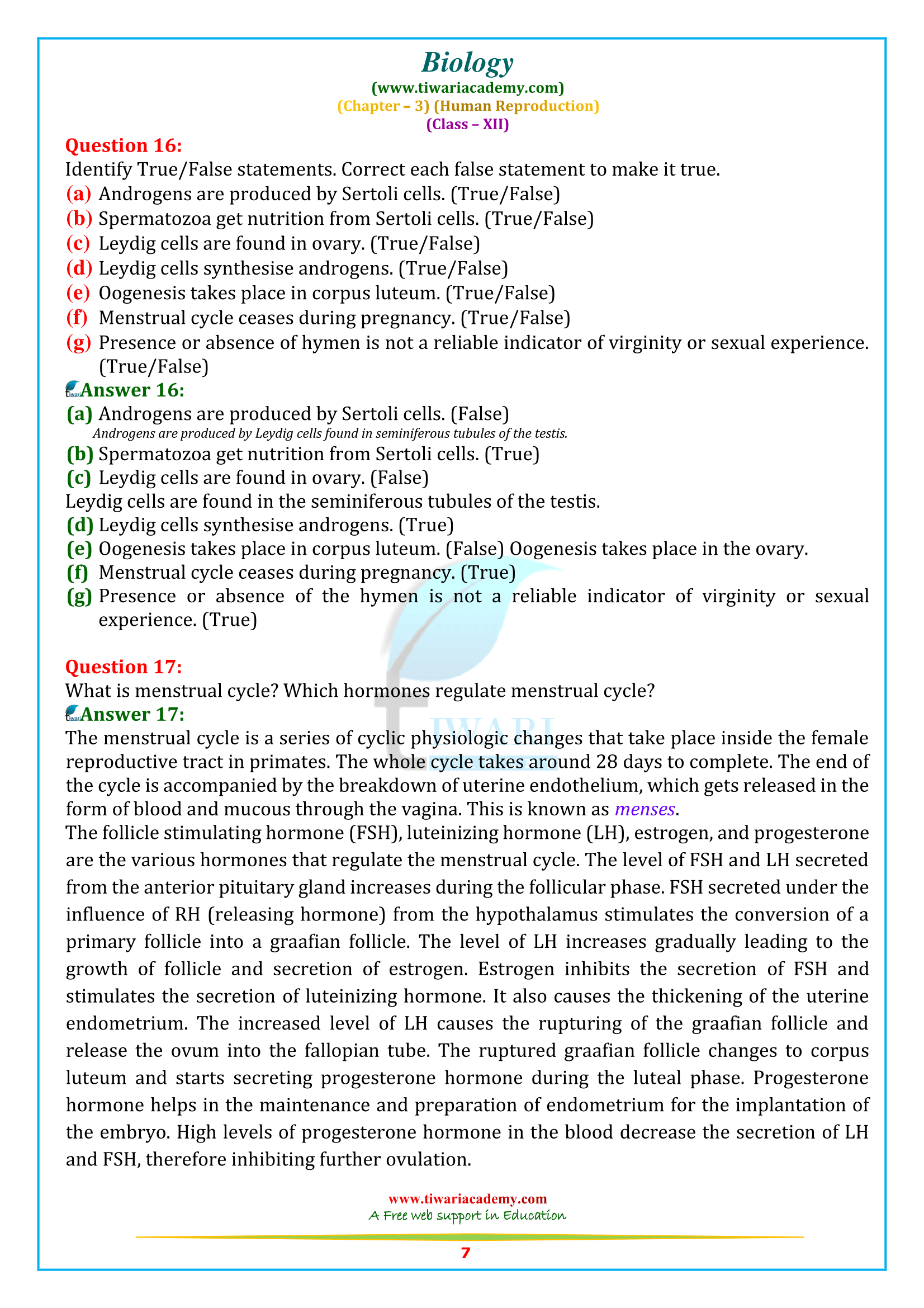 ch.3 bio class 12 solutions