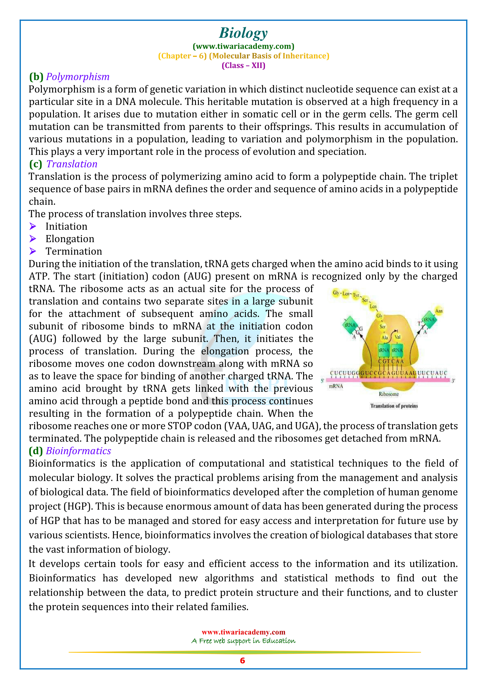 chap. 6 answers 12 biology