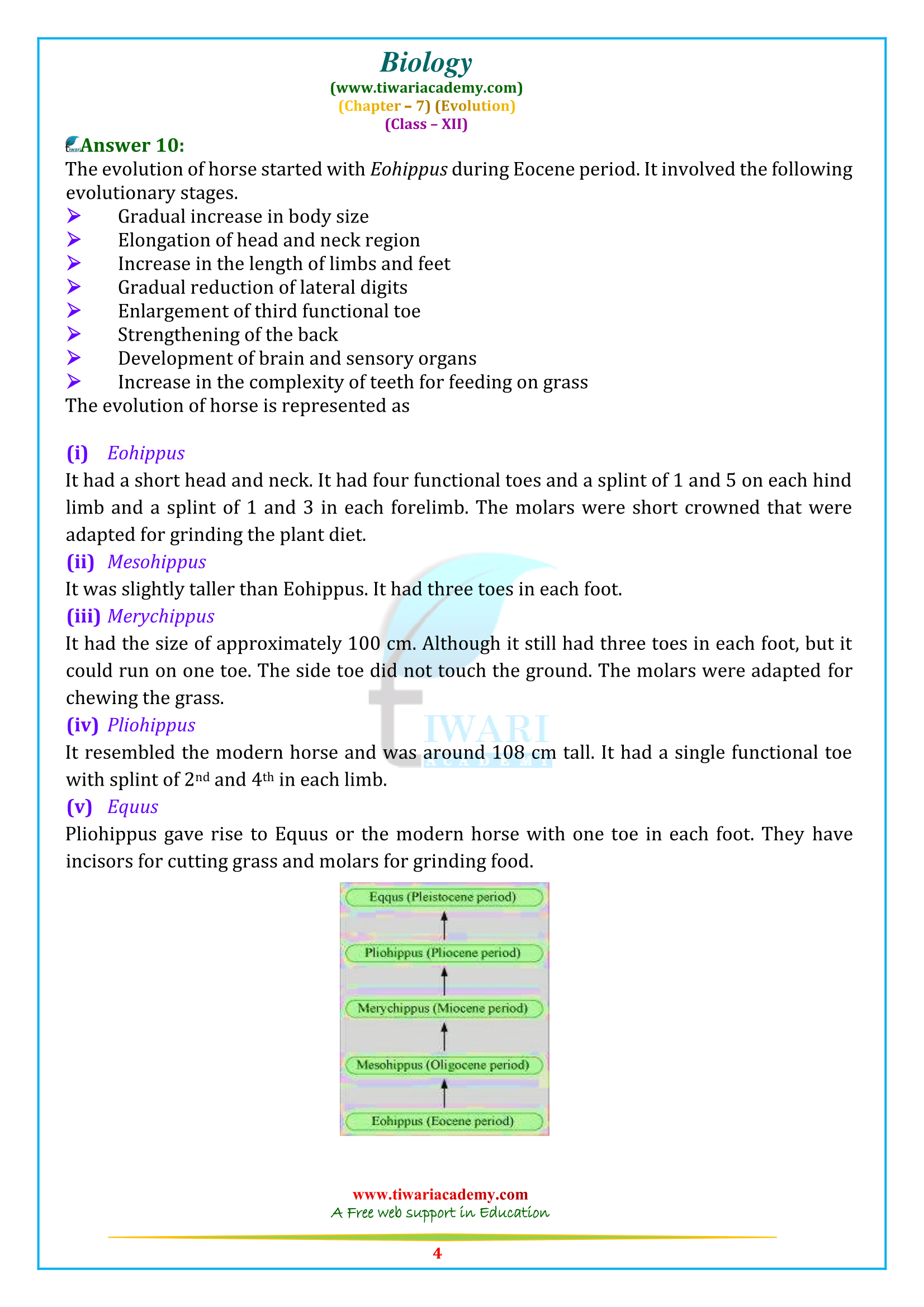 NCERT Solutions for Class 12 Biology Chapter 7 for up bpard intermediate