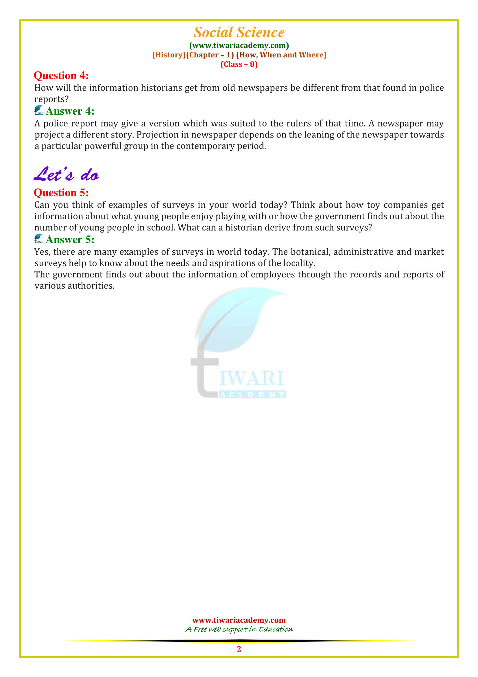 8 History chapter 1