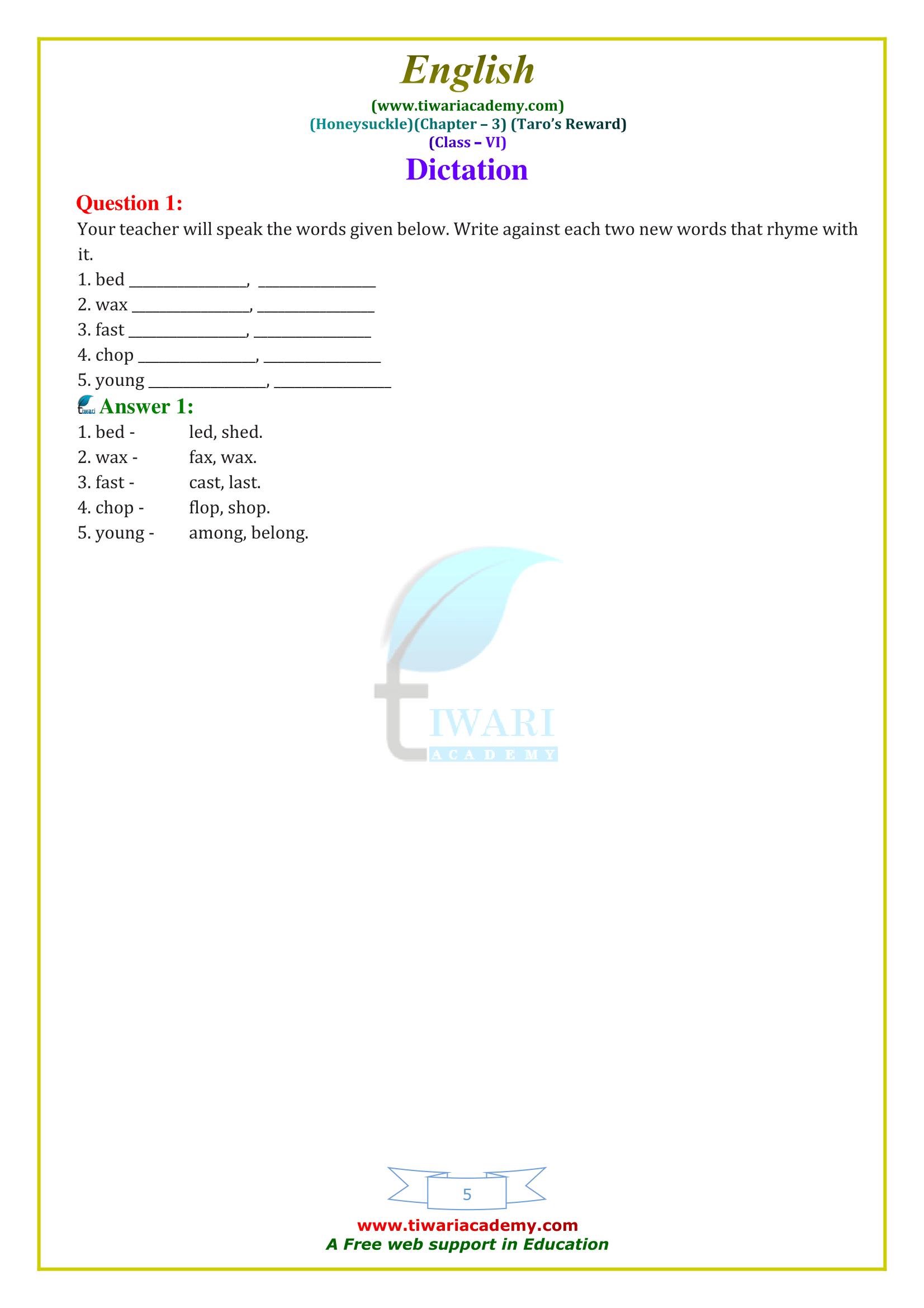 ch. 3 of 6 english