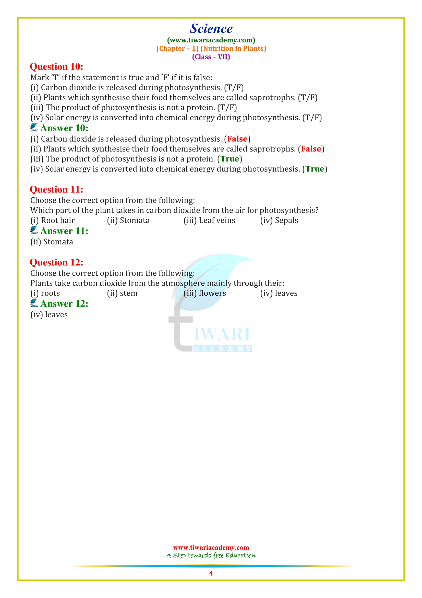 7 science chapter 1 answers