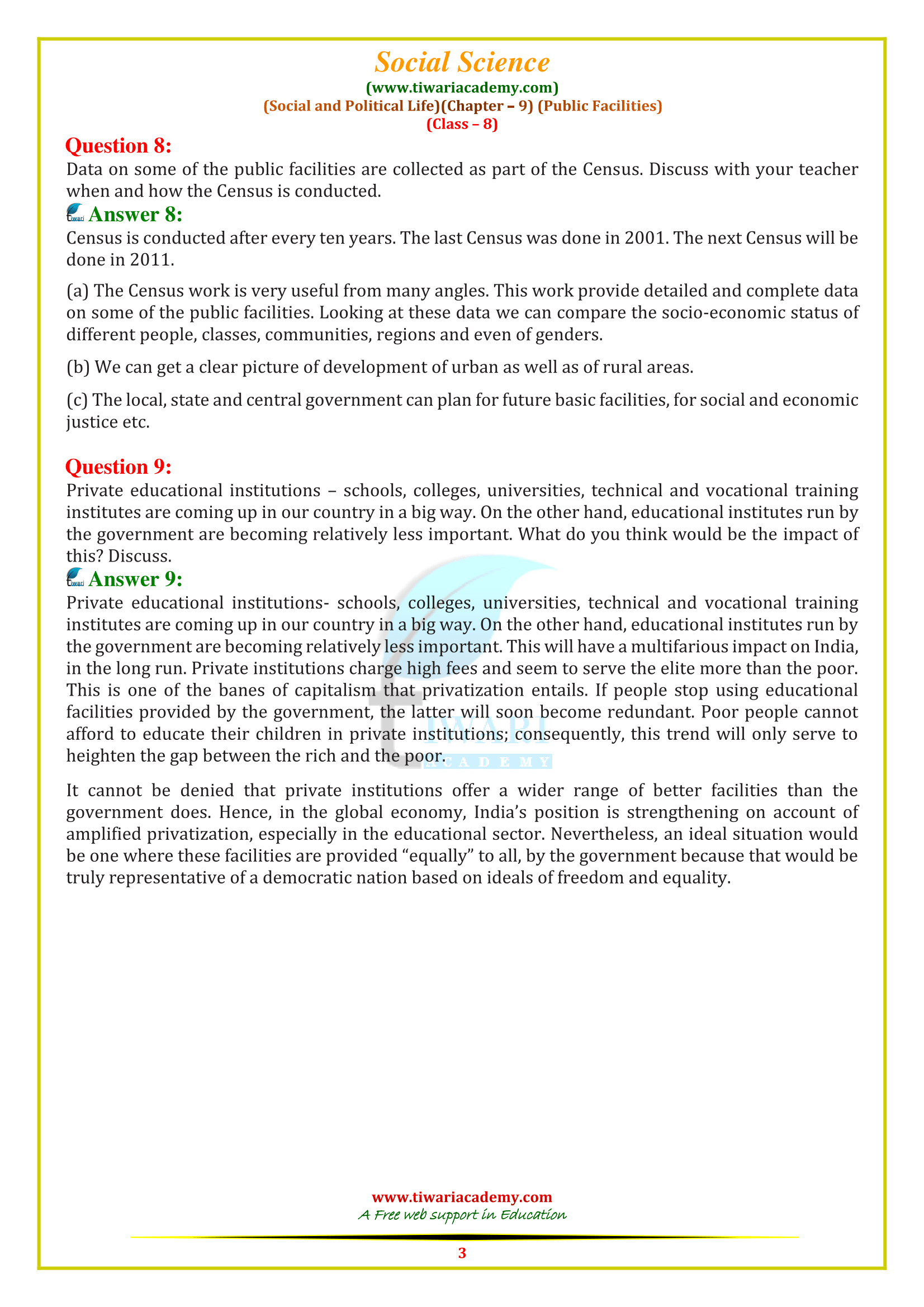 8th civics ch. 9