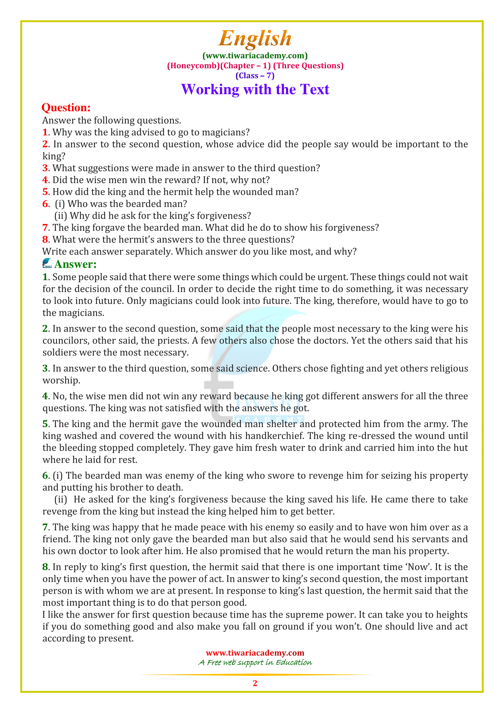 Honeycomb chapter 1 answers