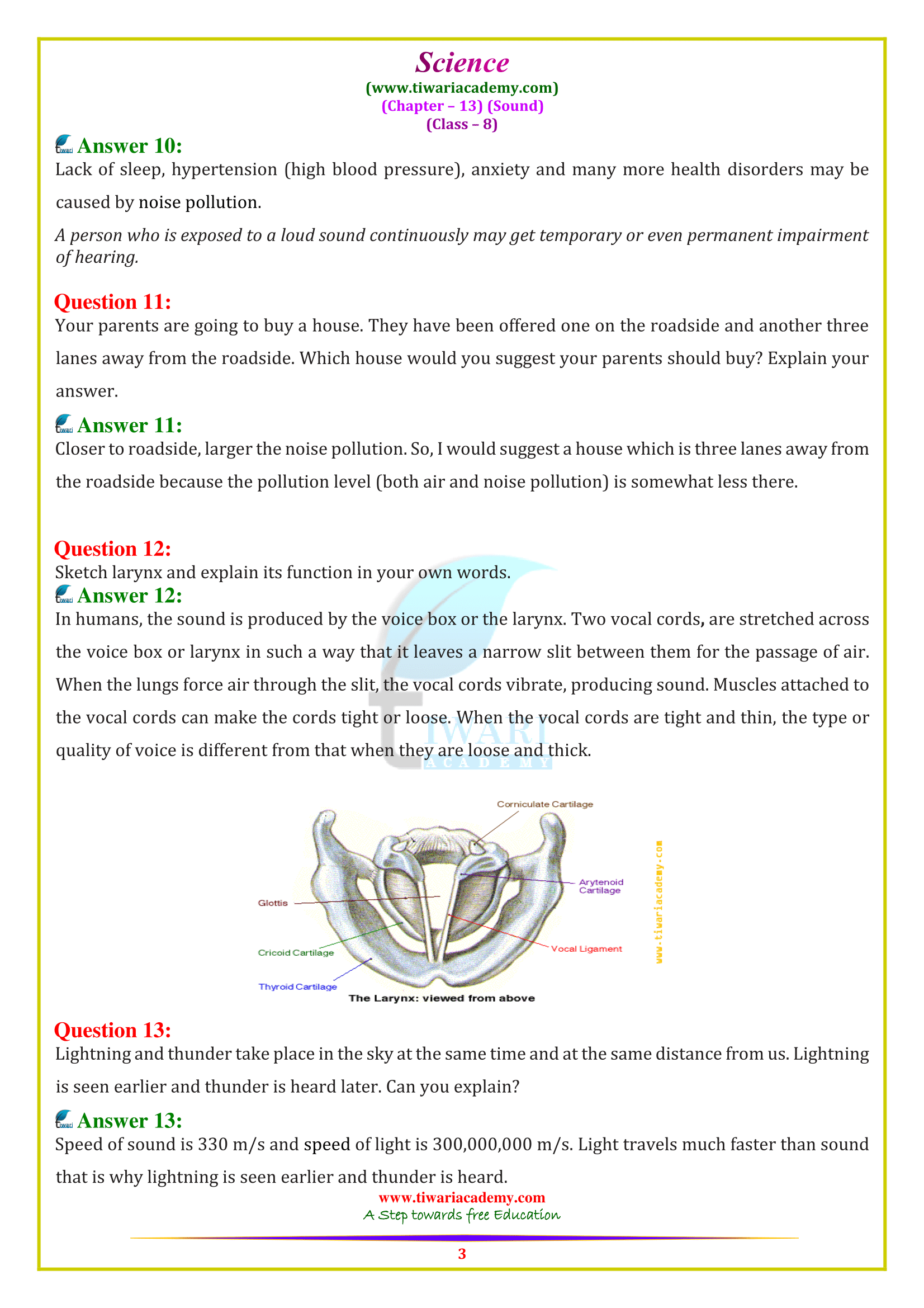 8 Science chapter 13