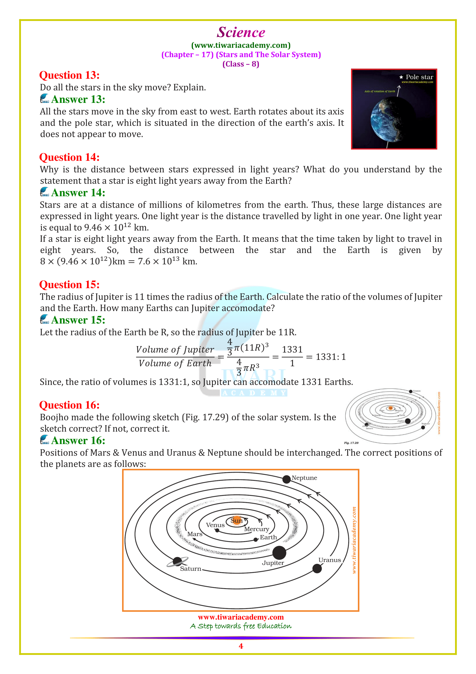 8 Science chapter 17 answers