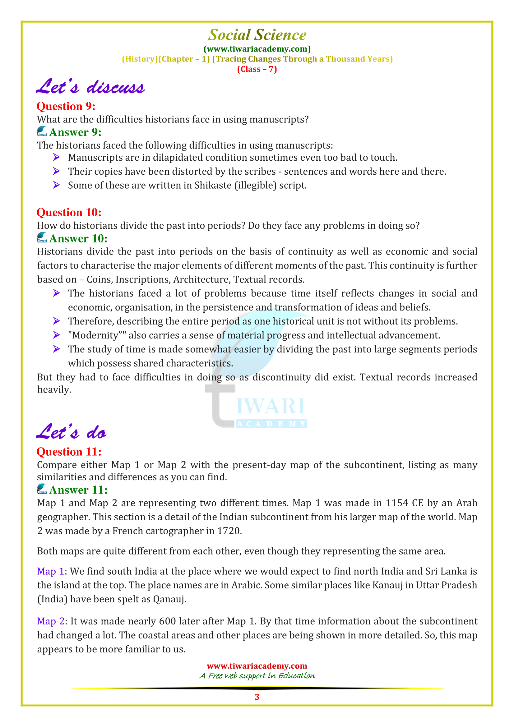 7 Social chapter 1 history