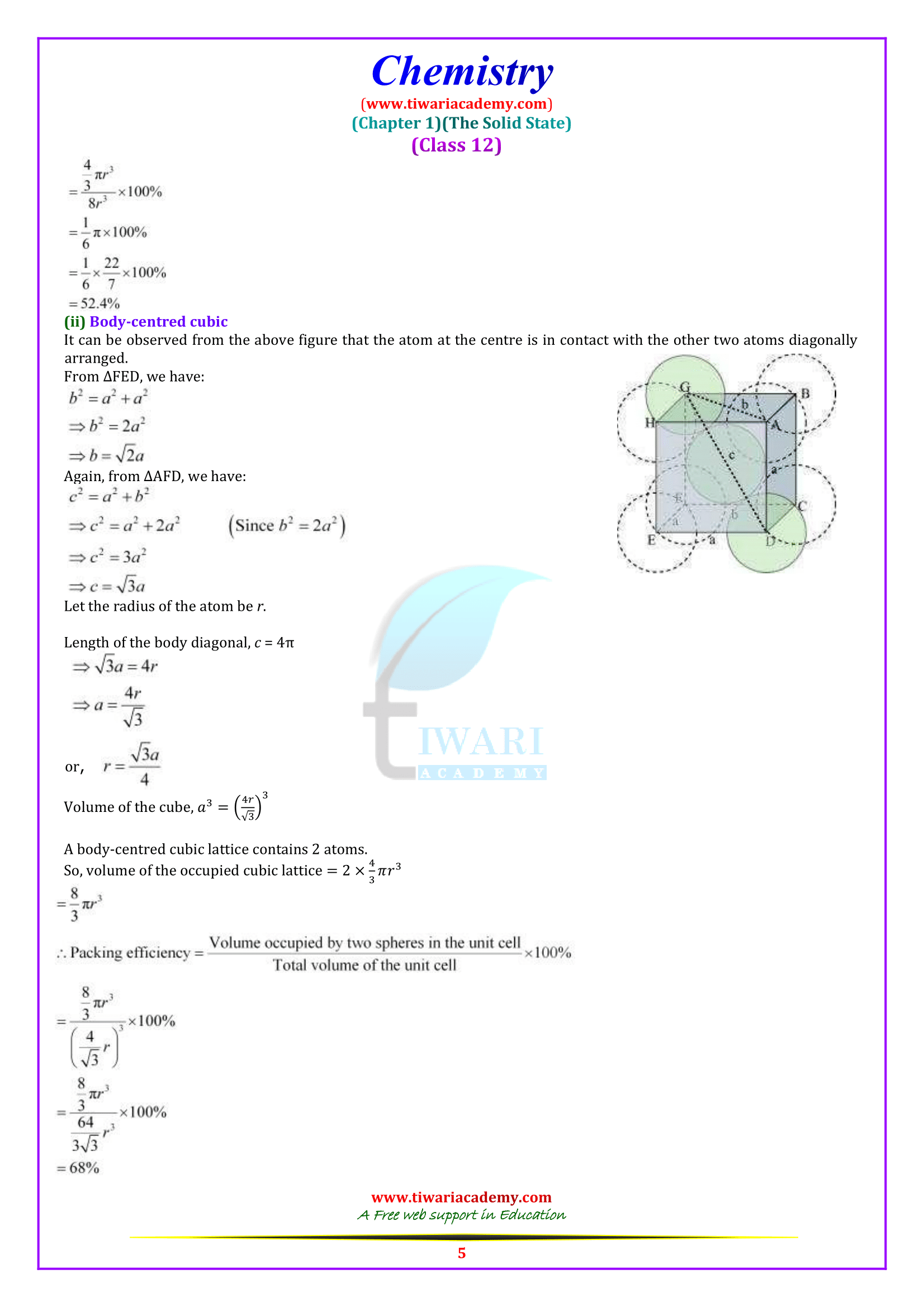 Chapter 1 chem. class 12