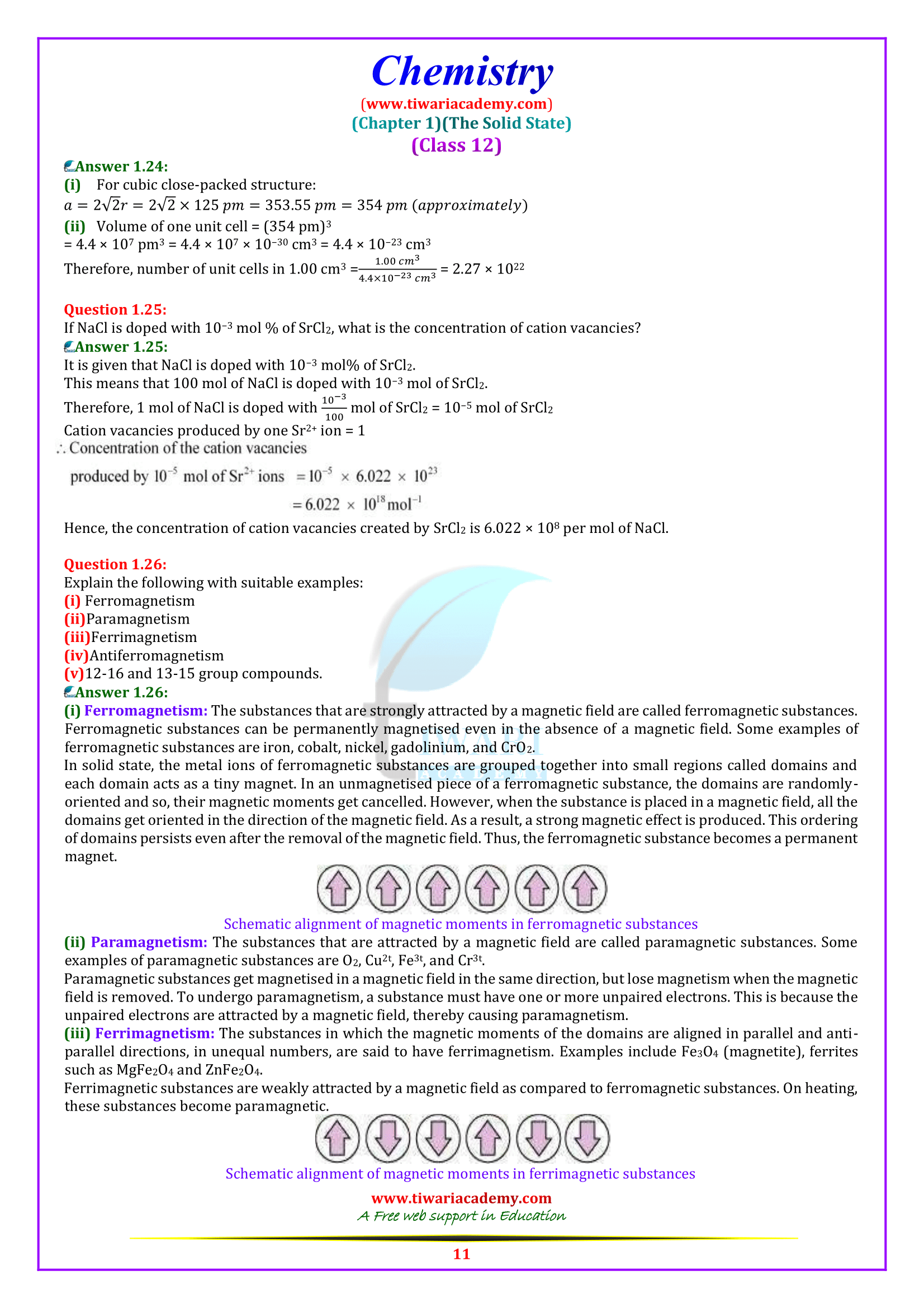 12 chemistry solutions chapter 1
