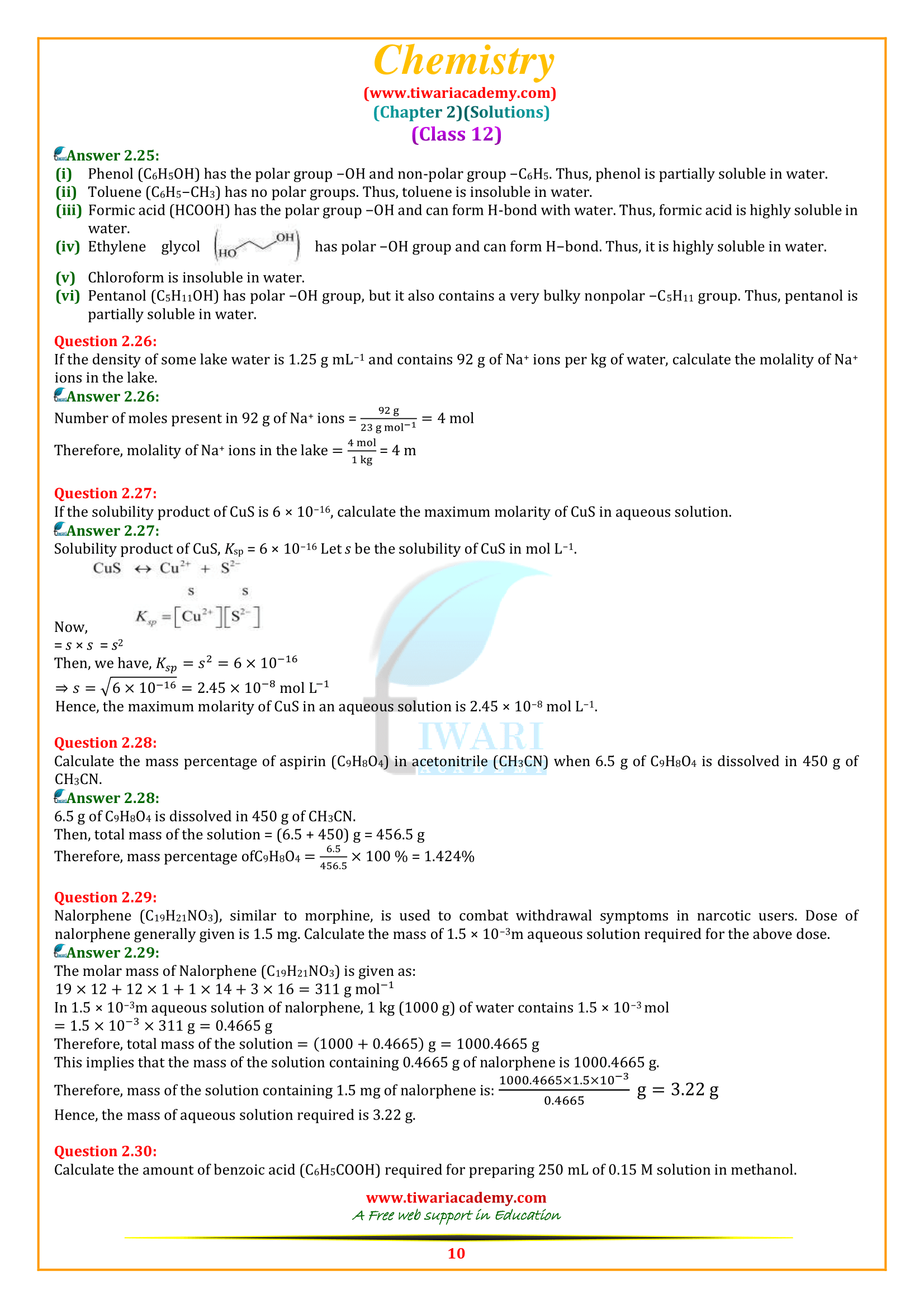 chapter 2 solutions answers