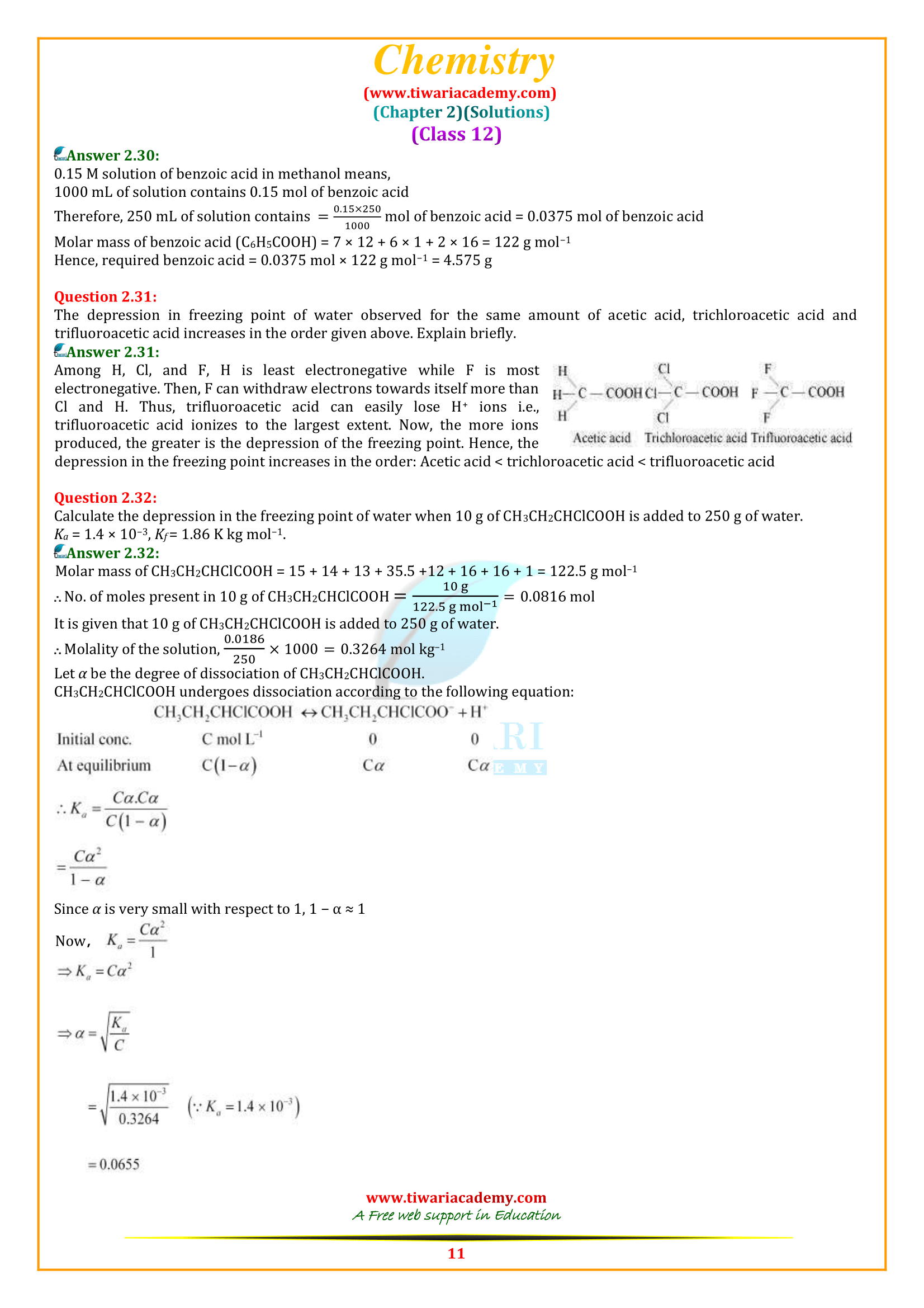 12 chemistry solutions answers ncert