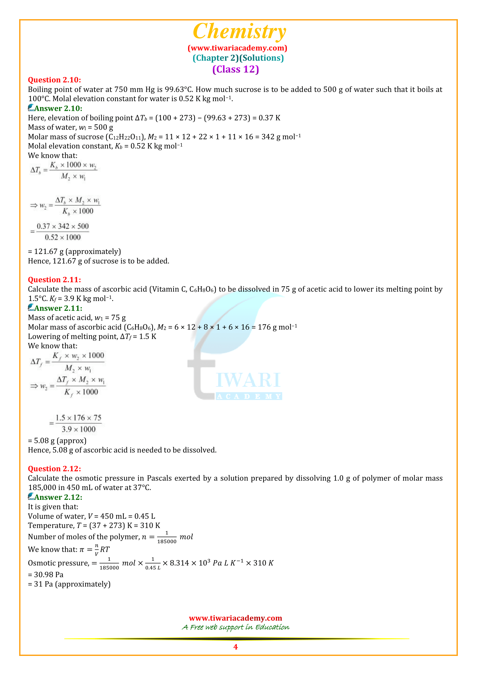 ch. 2 chem intext answers