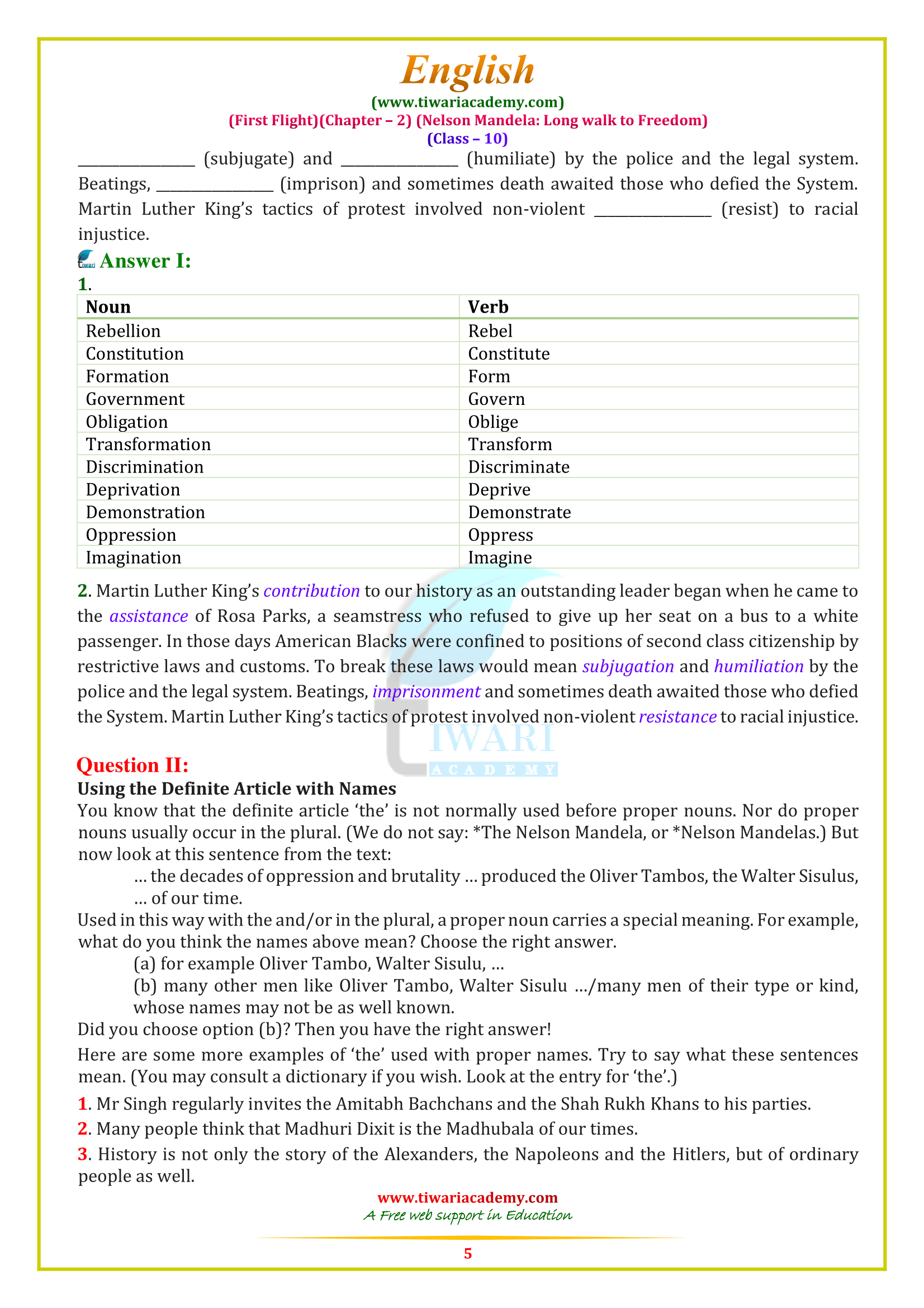 NCERT Solutions For Class 10 English First Flight Chapter 2 In Hindi ncert-solutions-for-class-10-english-first-flight-chapter-2-in-hindi