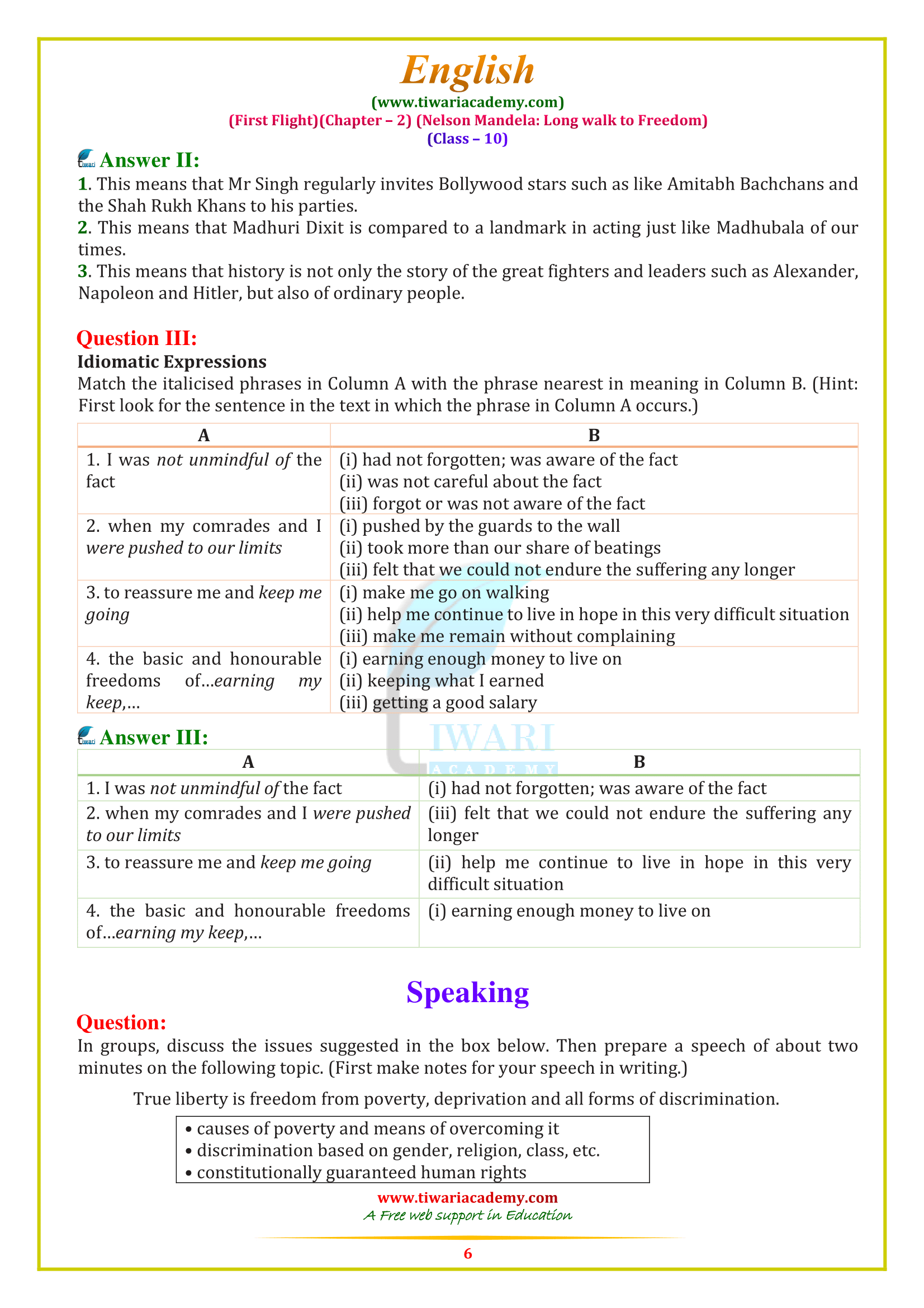 NCERT Solutions For Class 10 English First Flight Chapter 2 In Hindi ncert-solutions-for-class-10-english-first-flight-chapter-2-in-hindi