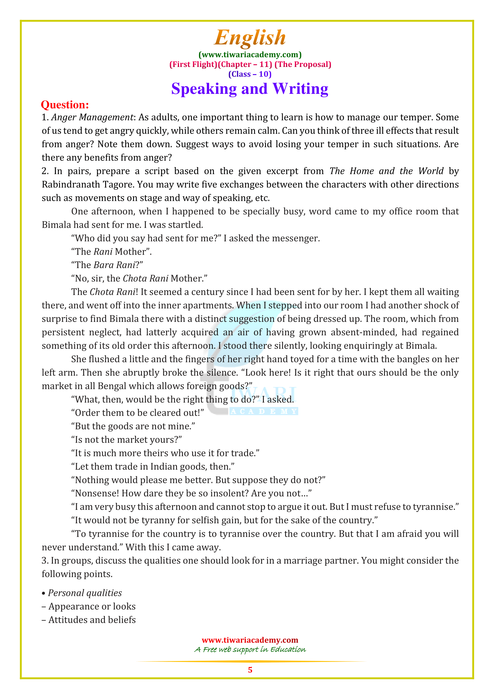 10 English solutions 11