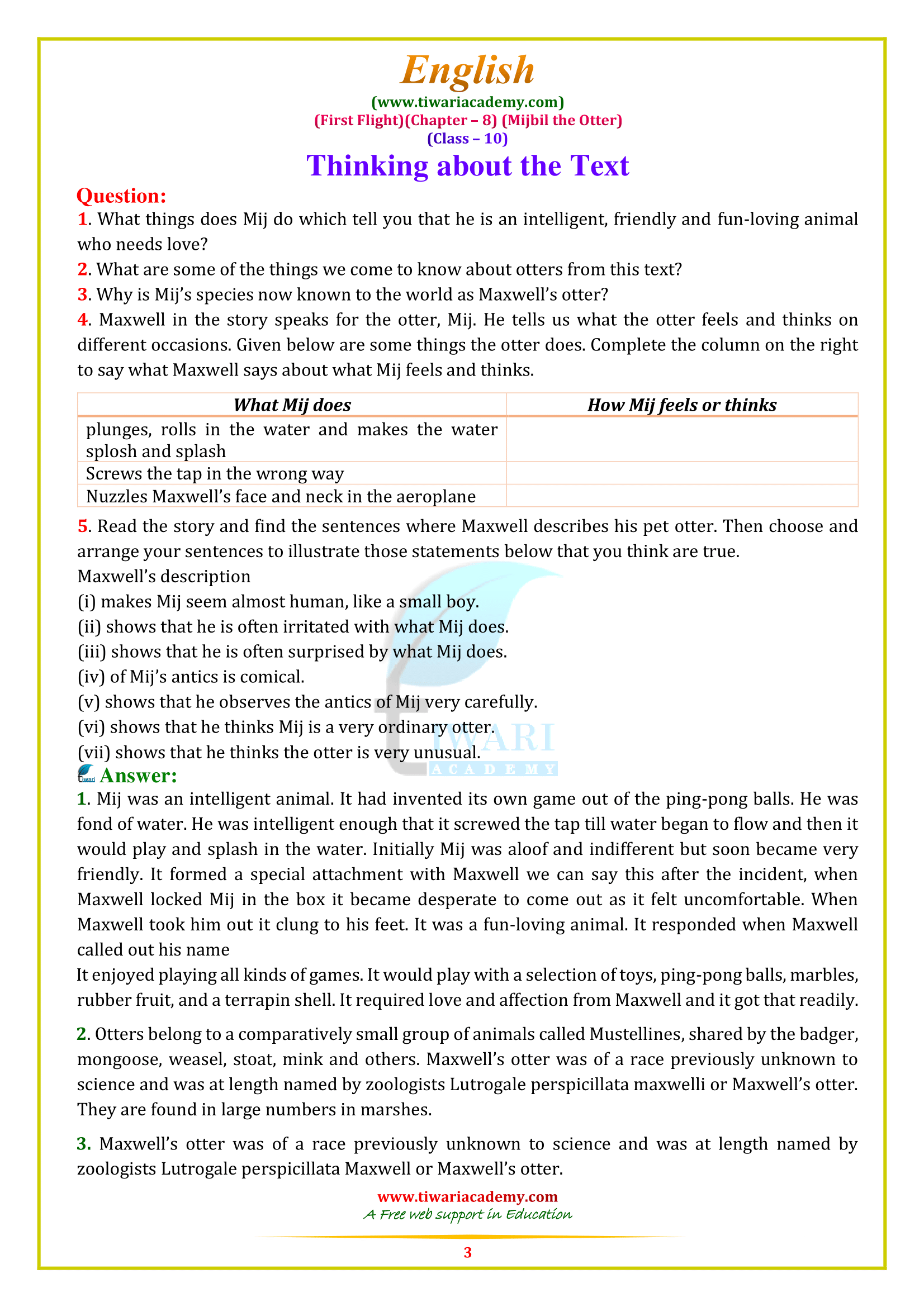 Chapter 8 class 10