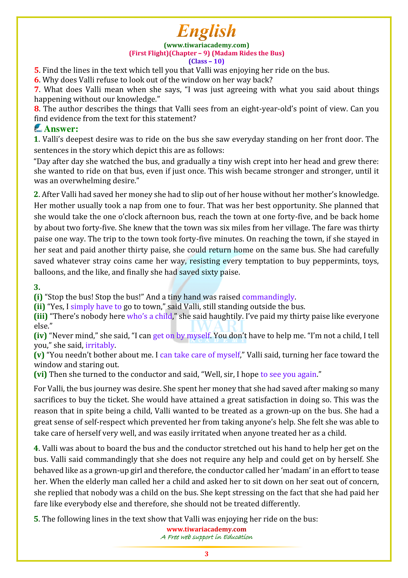 10 English chapter 9