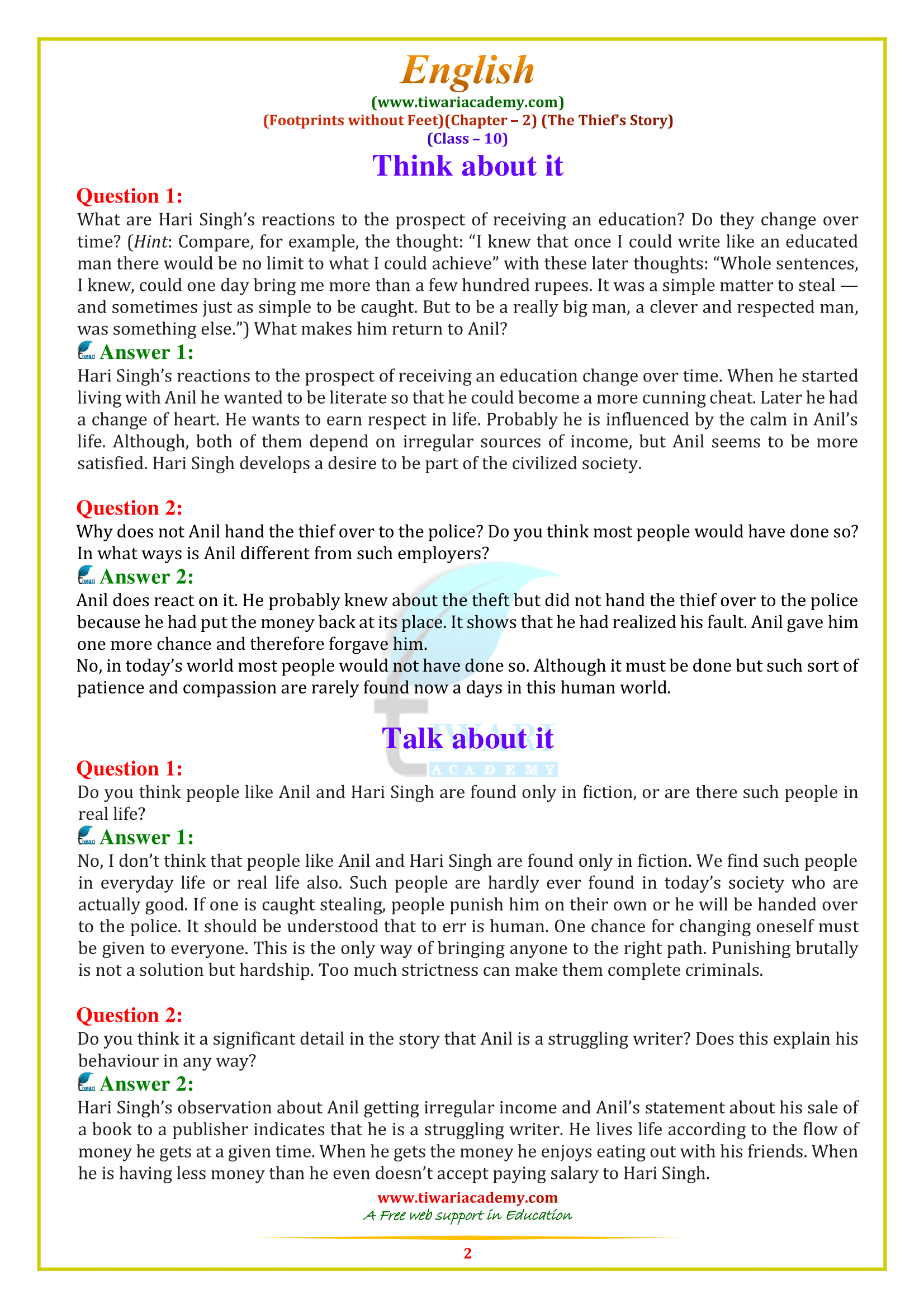 ncert-solutions-for-class-10-english-supplementary-chapter-2