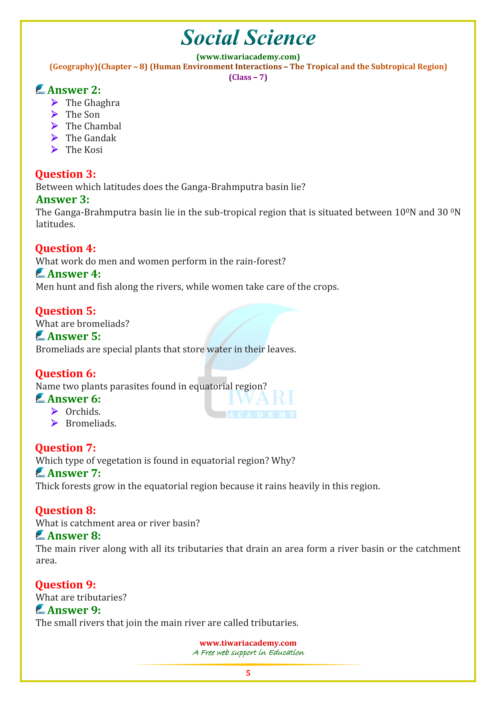 case study questions class 7 social science